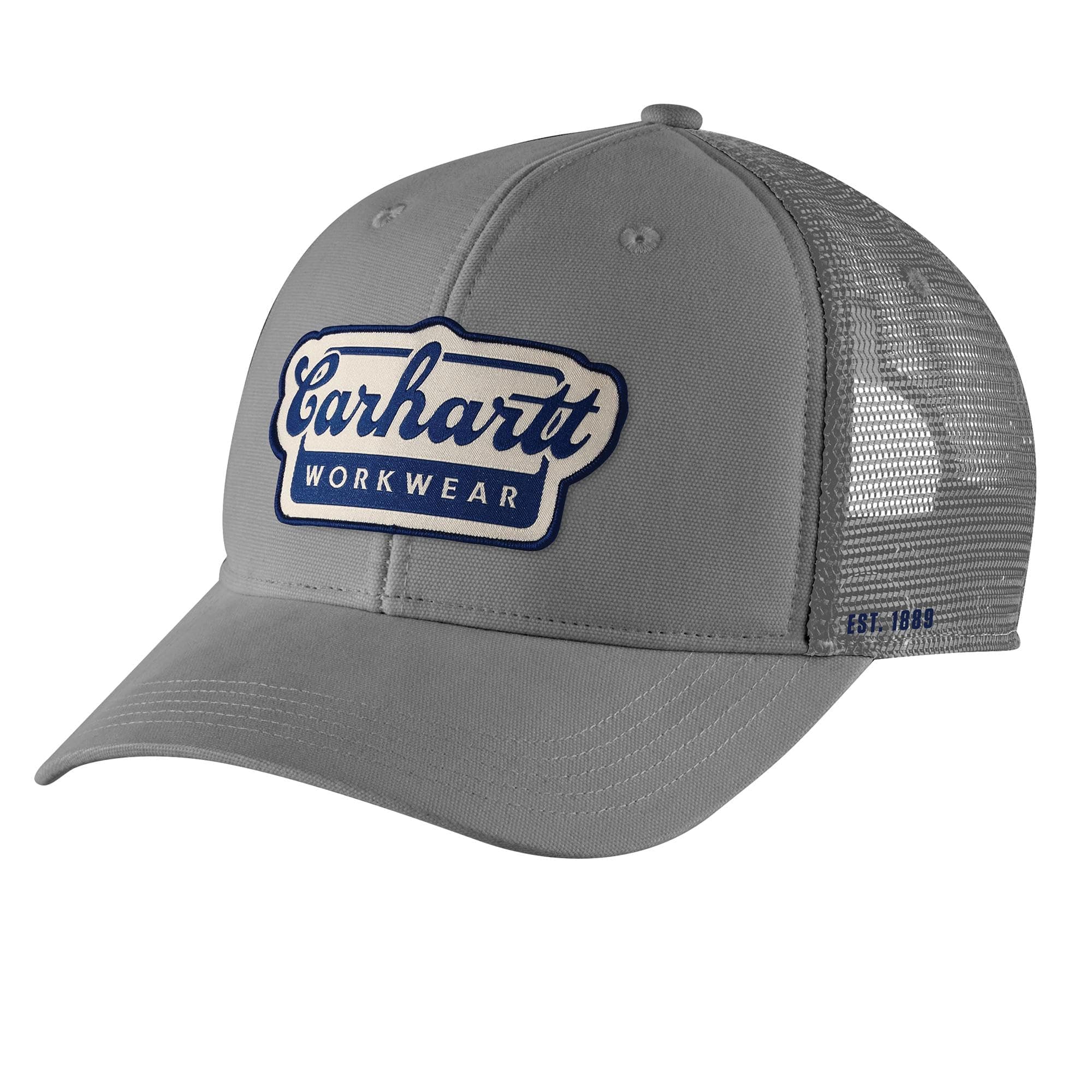 Men's Rugged Flex Twill Mesh-Back Script Patch Cap