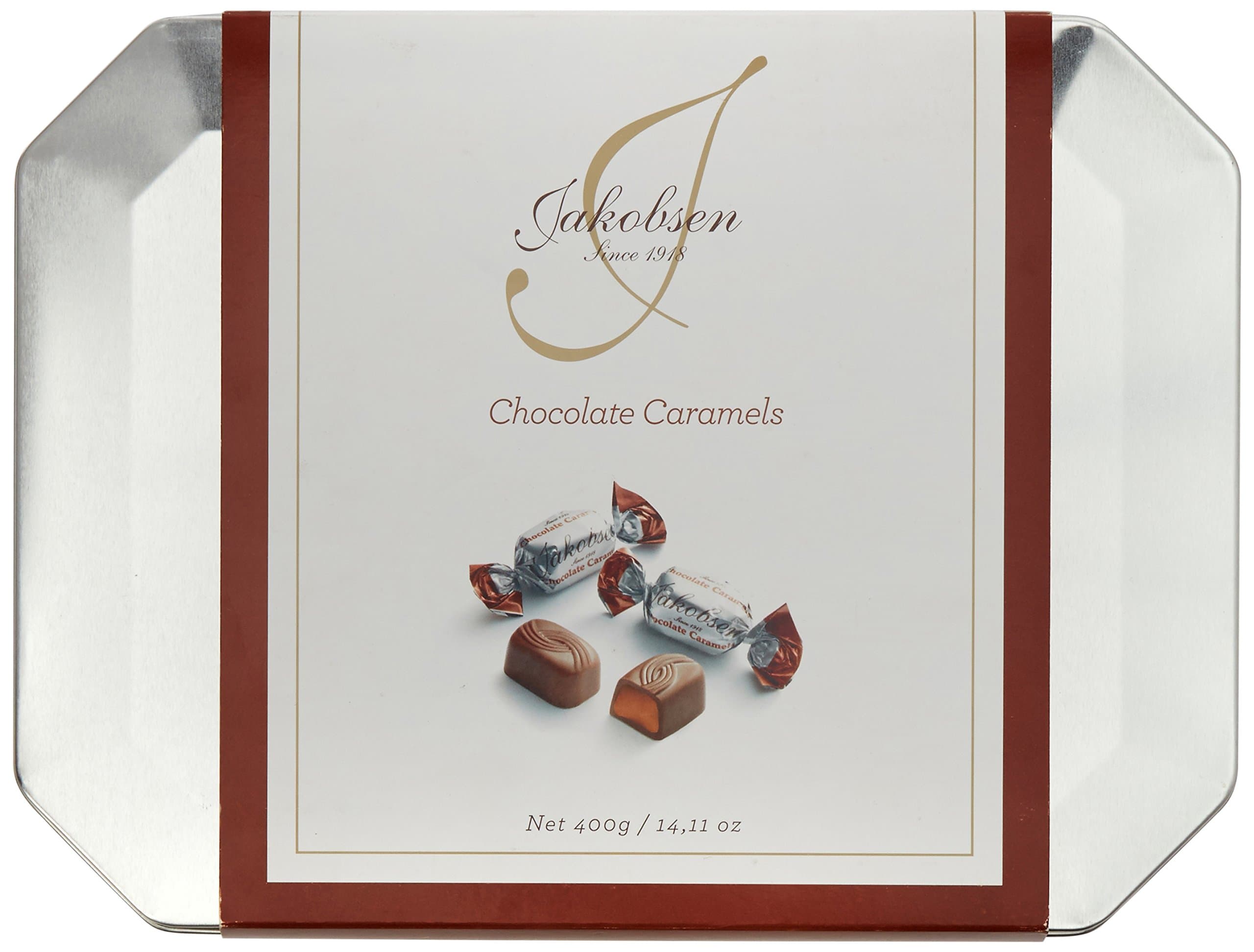 Carletti Jakobsen Chocolate Caramels Tin Box 400 g