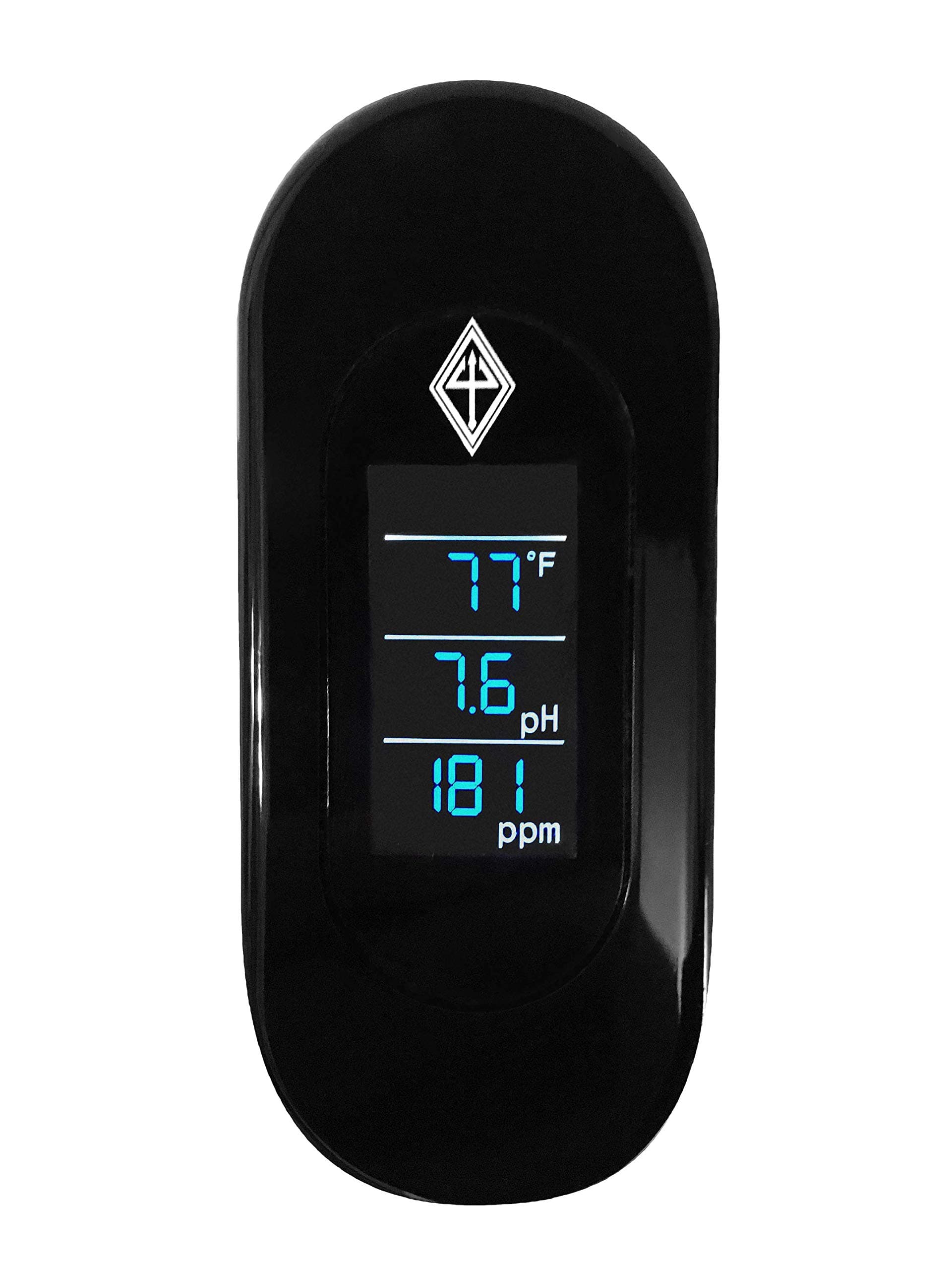 3 in 1 Aquarium Meter [Temp, pH, TDS] Clamps to Fish Tank Provides Real Time Data on Aquarium Health- Fahrenheit/Celsius Thermometer, pH Meter, TDS Meter (Total Dissolved Solids)