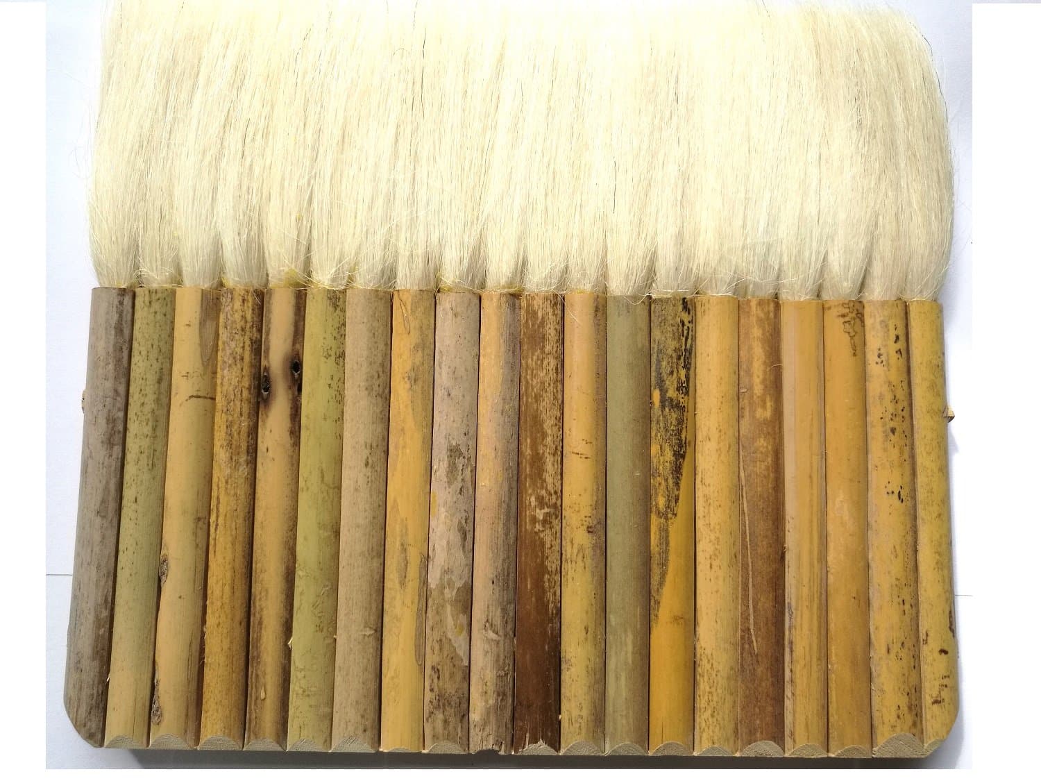 Bamboo Pipe Goat Hair Broad Brush 20 CM