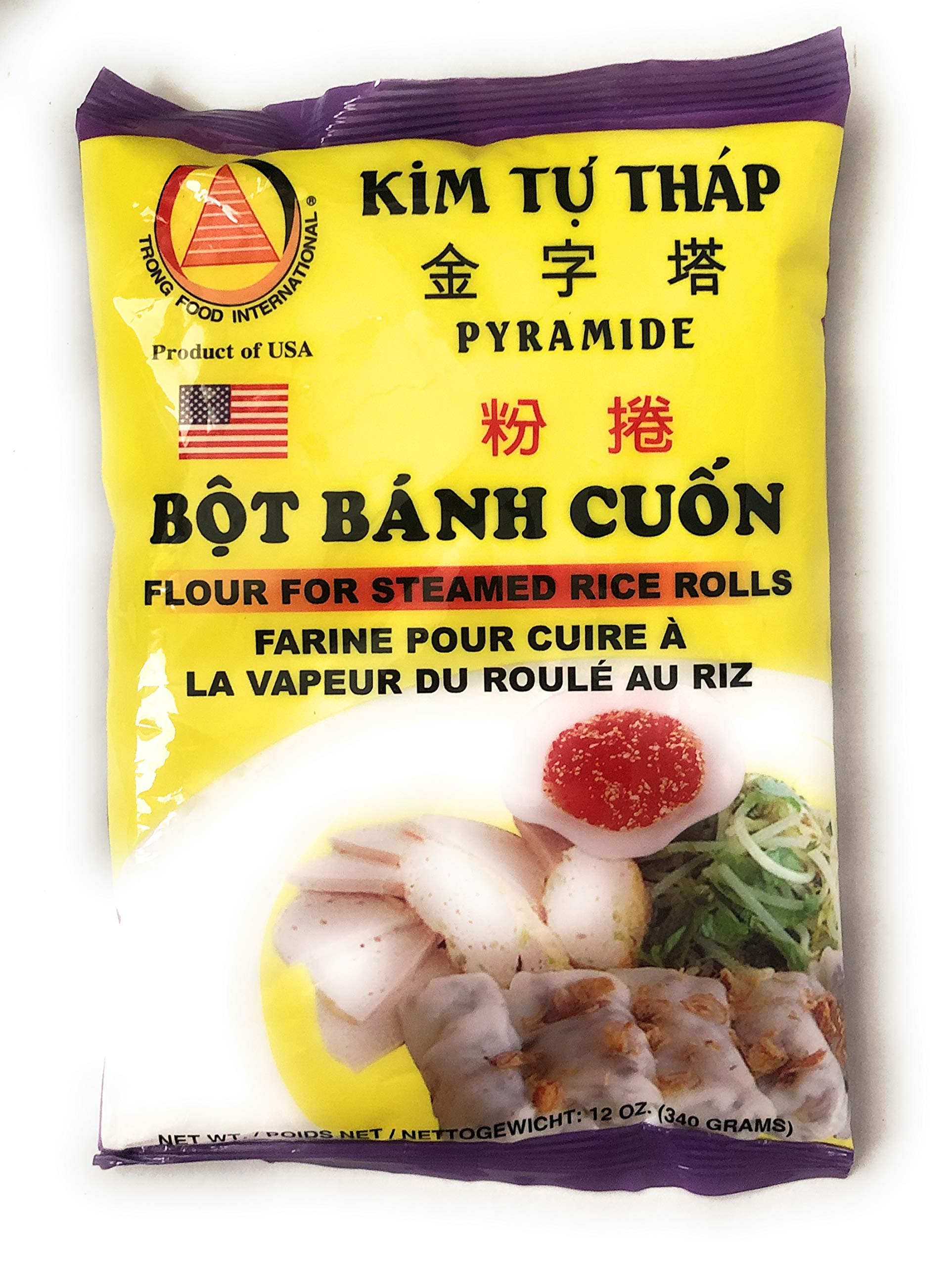 Bot Banh Cuon (Flour for Steamed Rice Rolls) - 12oz (Pack of 3)