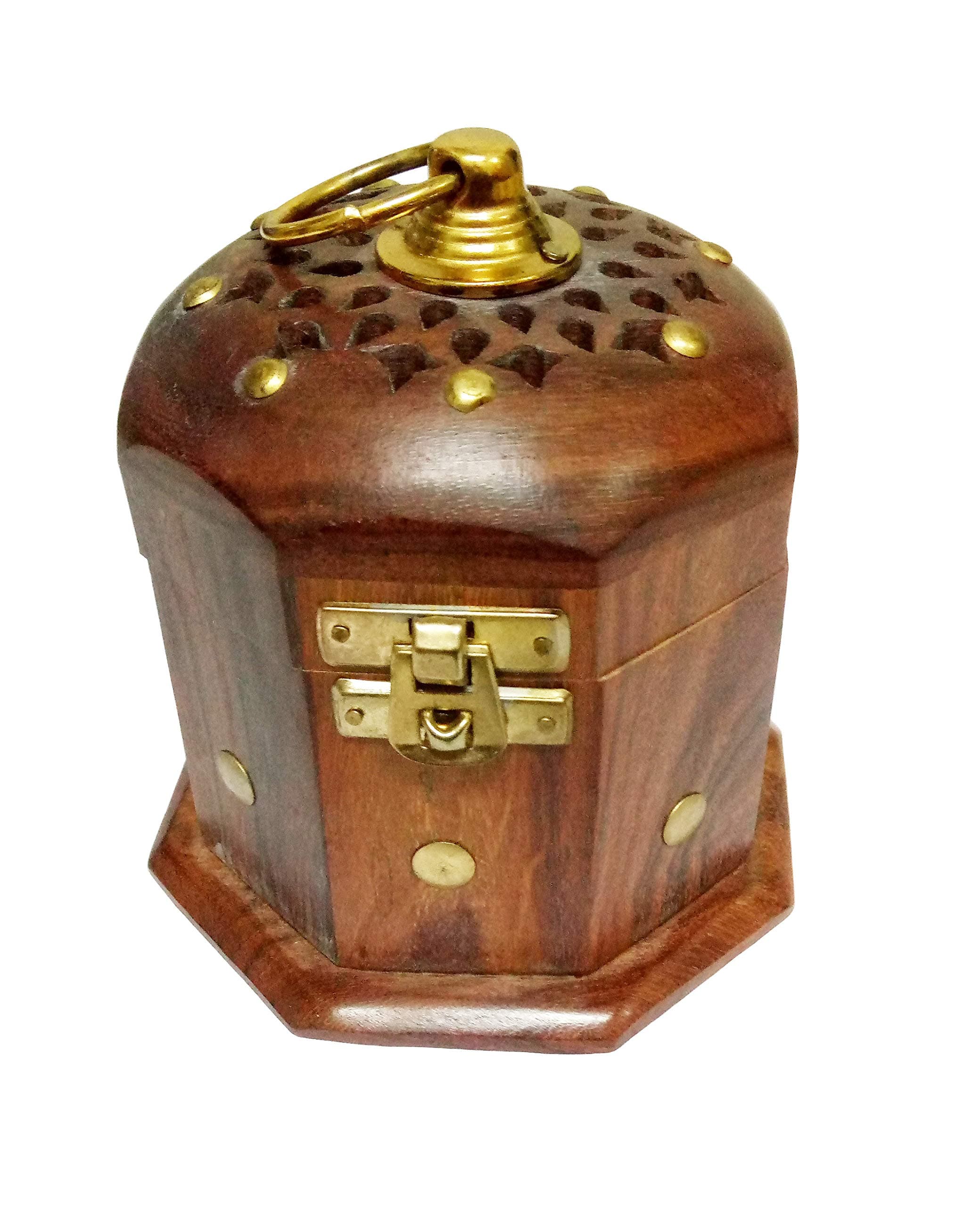 Sahishnu Online And Marketing Wooden Classic Mughal Dhoop Holder, Incense Holder