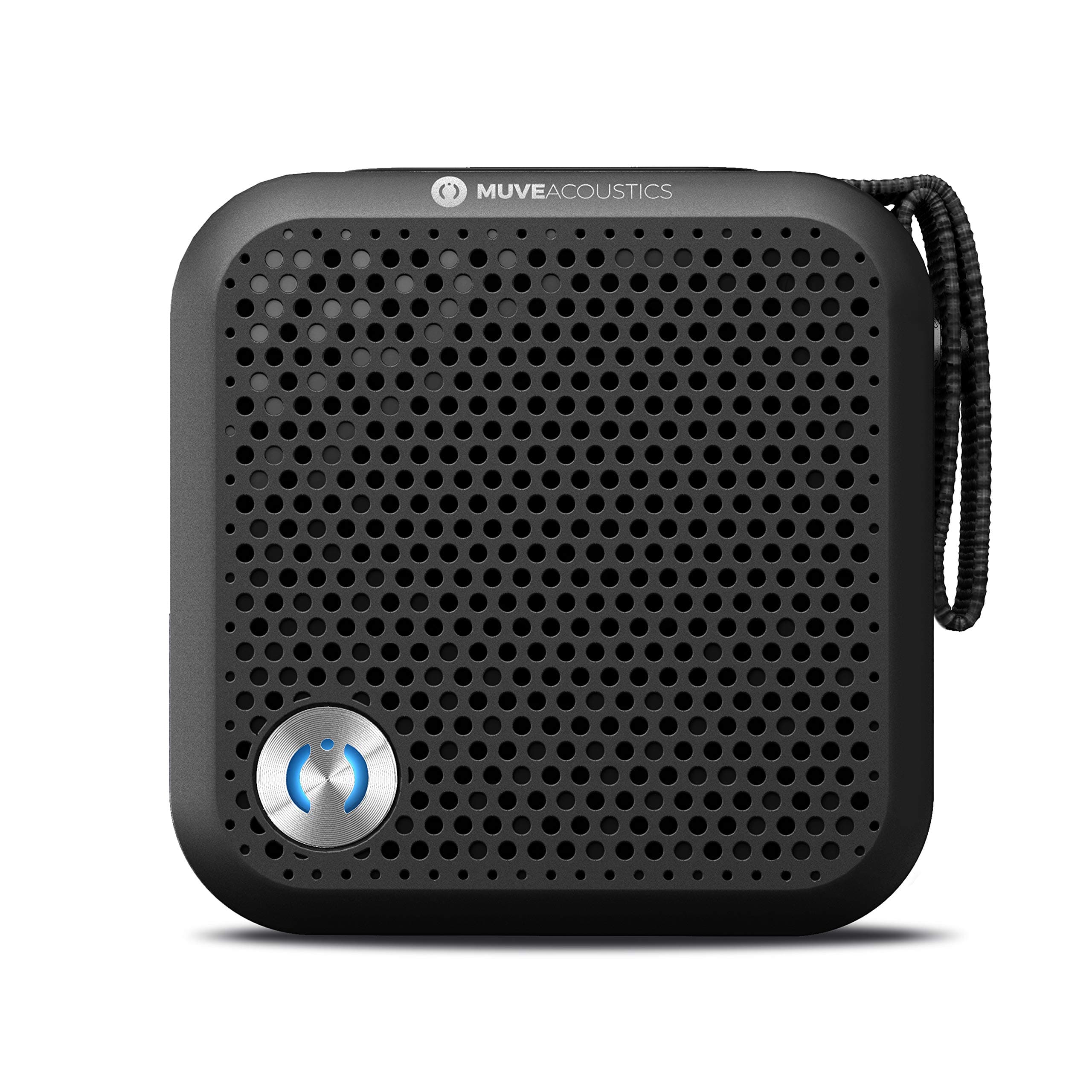 MuveAcoustics Portable Bluetooth Speaker - Loudest Wireless Stereo Sound for Home and Travel, Black
