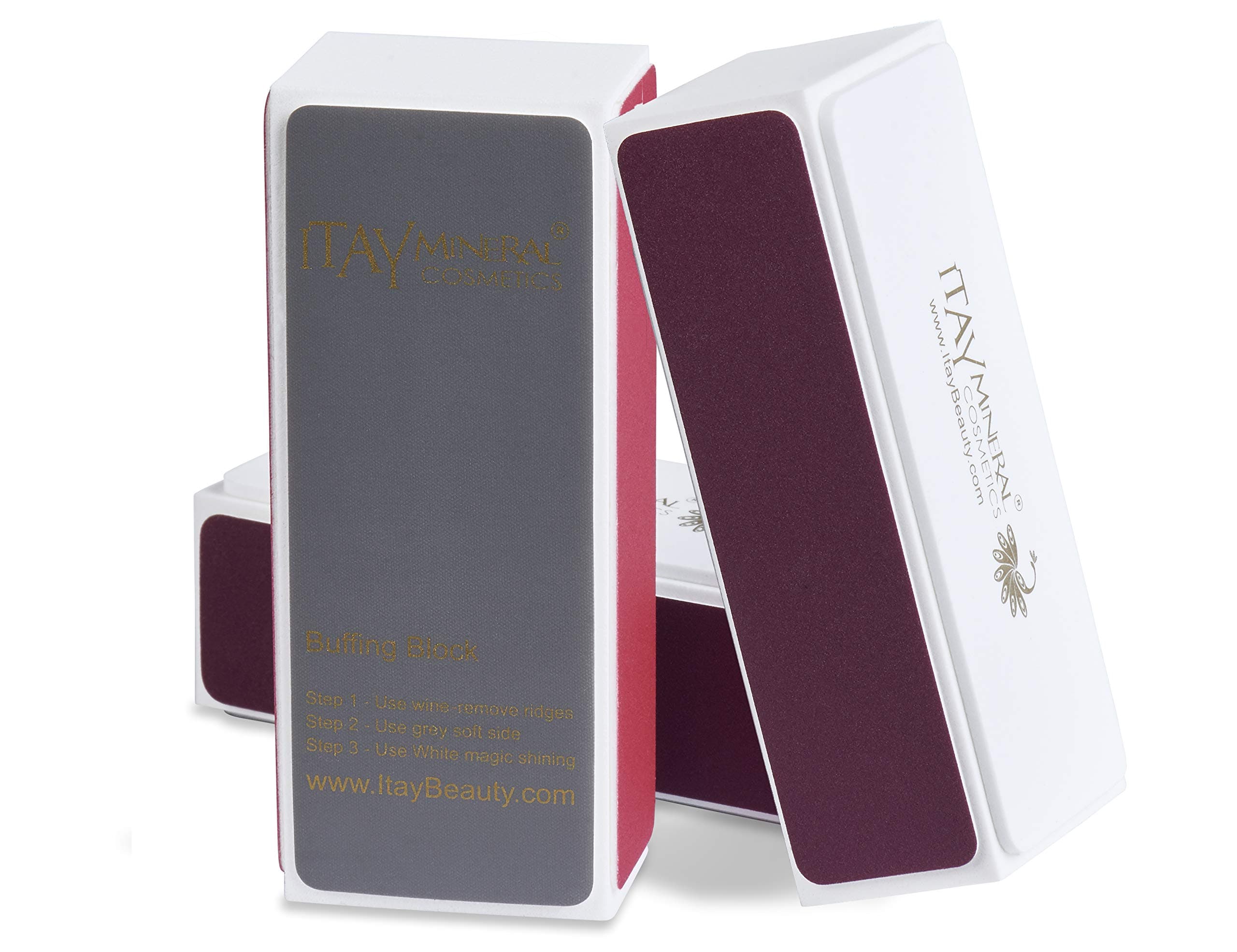 Itay Beauty Cosmetics 4 Way Nail Diamond Shine Buffer Count 3