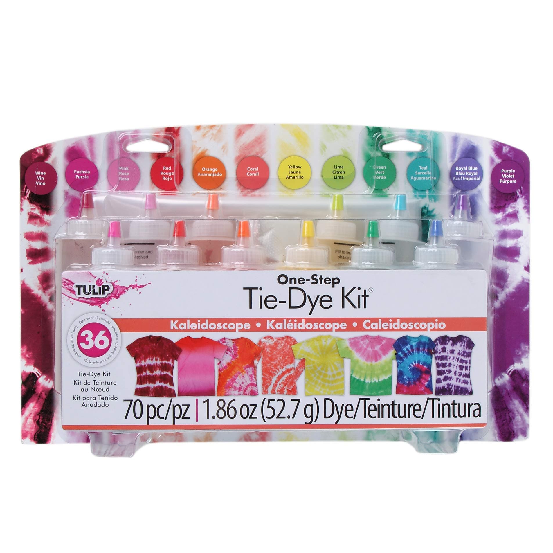 12-Color Tie Dye Kit - Kaleidoscope