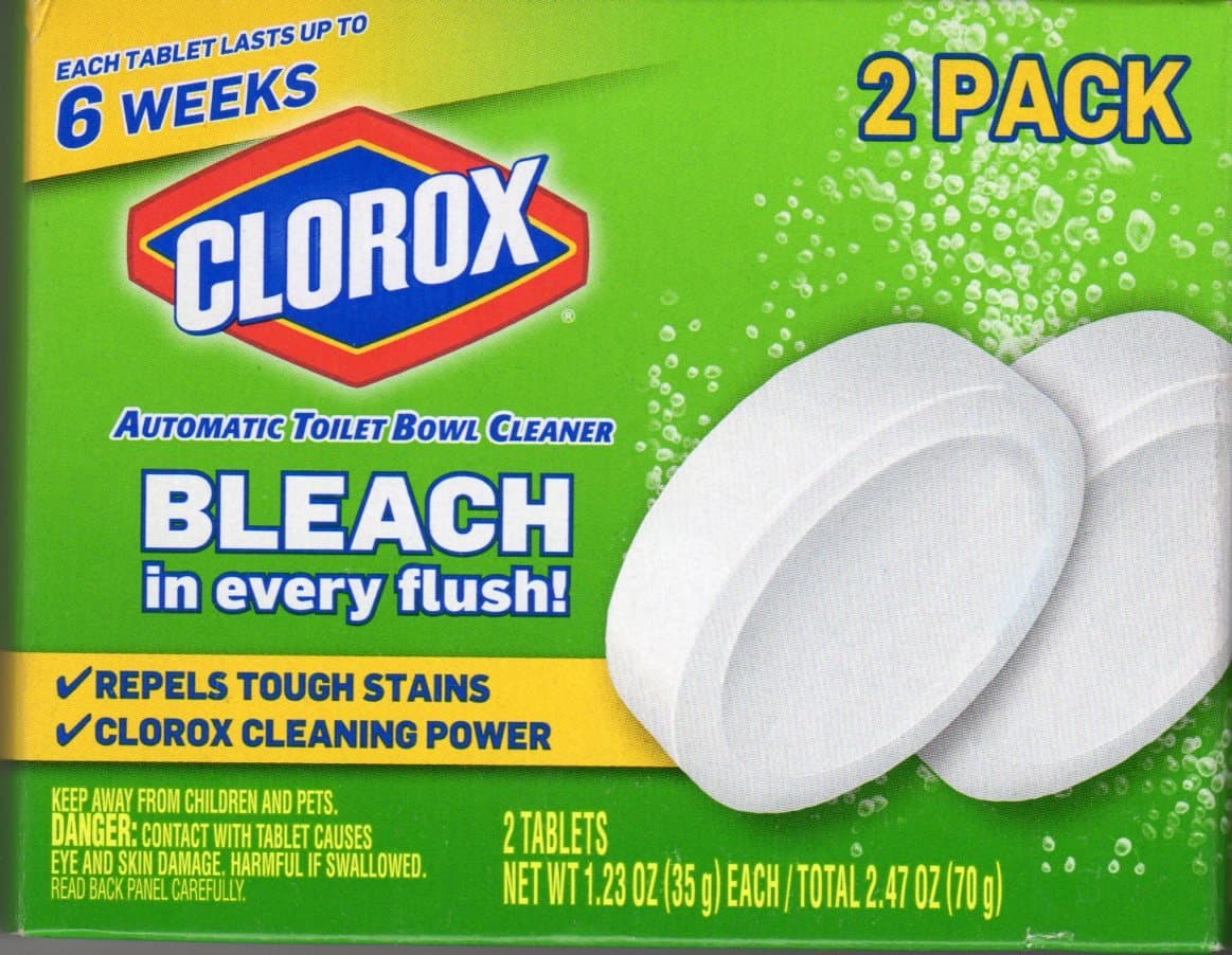 Automatic Toilet Bowl Cleaner Tablets (2-Pack)