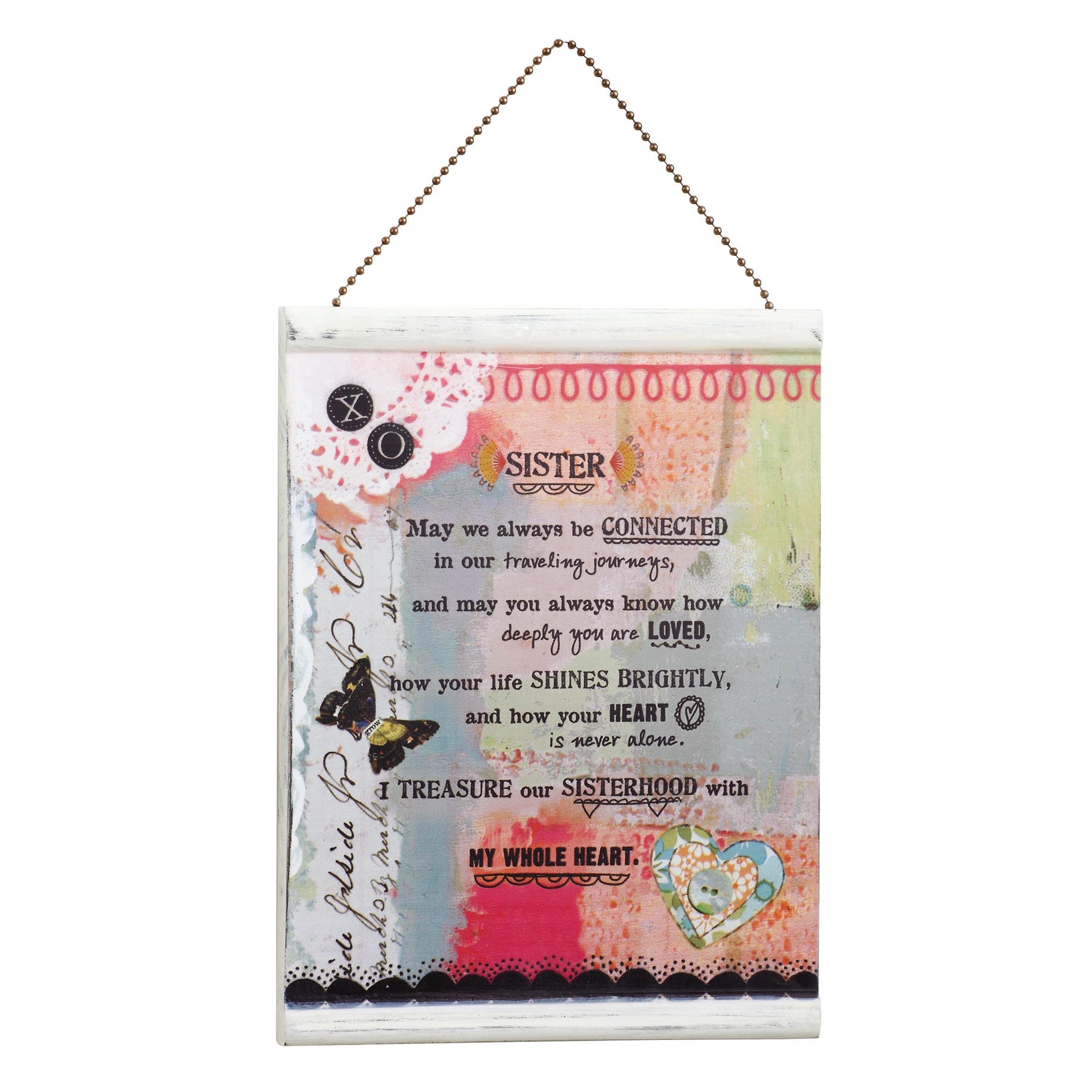 DEMFU Sister Message Wall Plaque