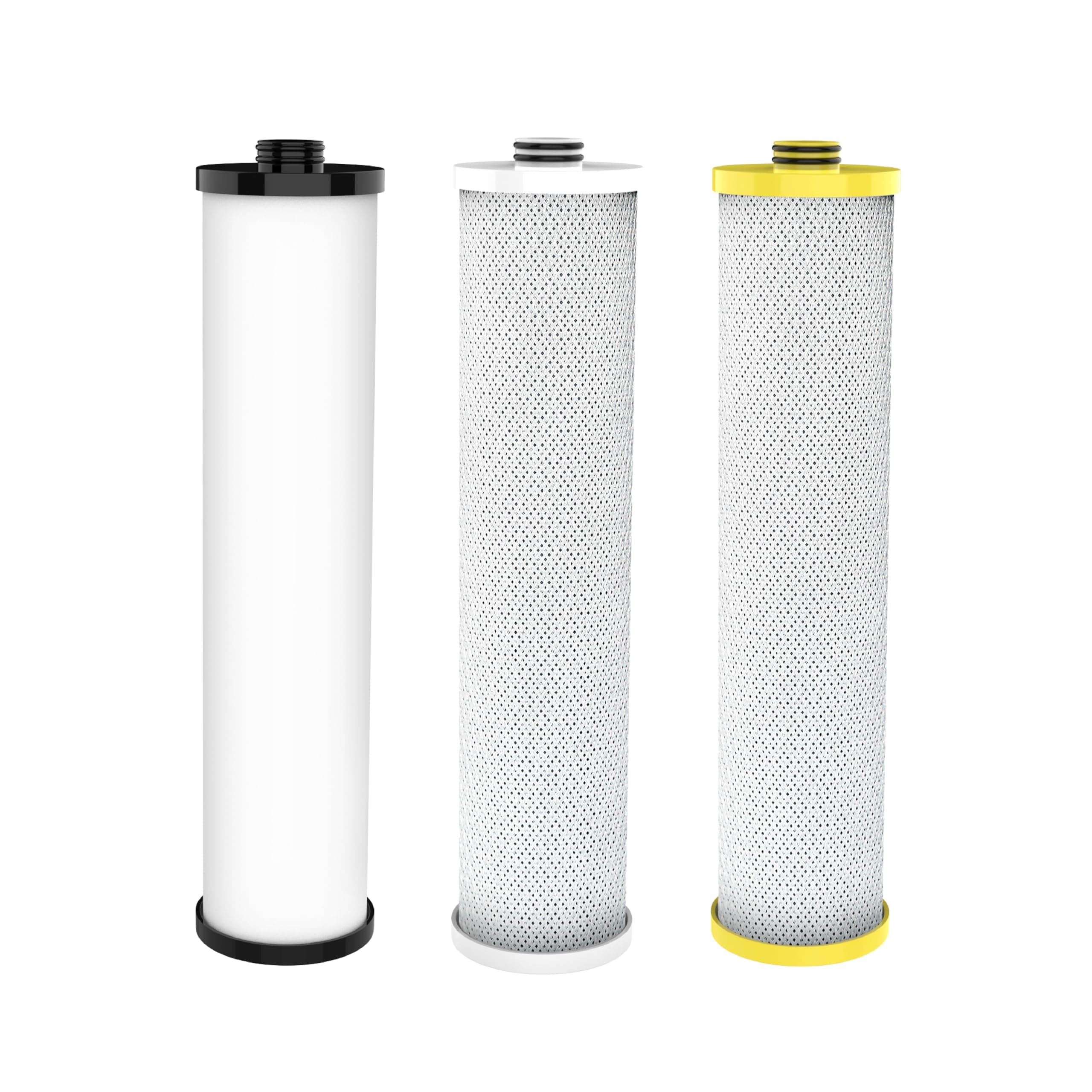 Replacement for Aquasana® AQ-5300+R Under Sink Water Filter, 800 Gallons Filter Life, Compatible with AQ-5300+.55, AQ-5300+.56, and AQ-5300+.62, 3 Count