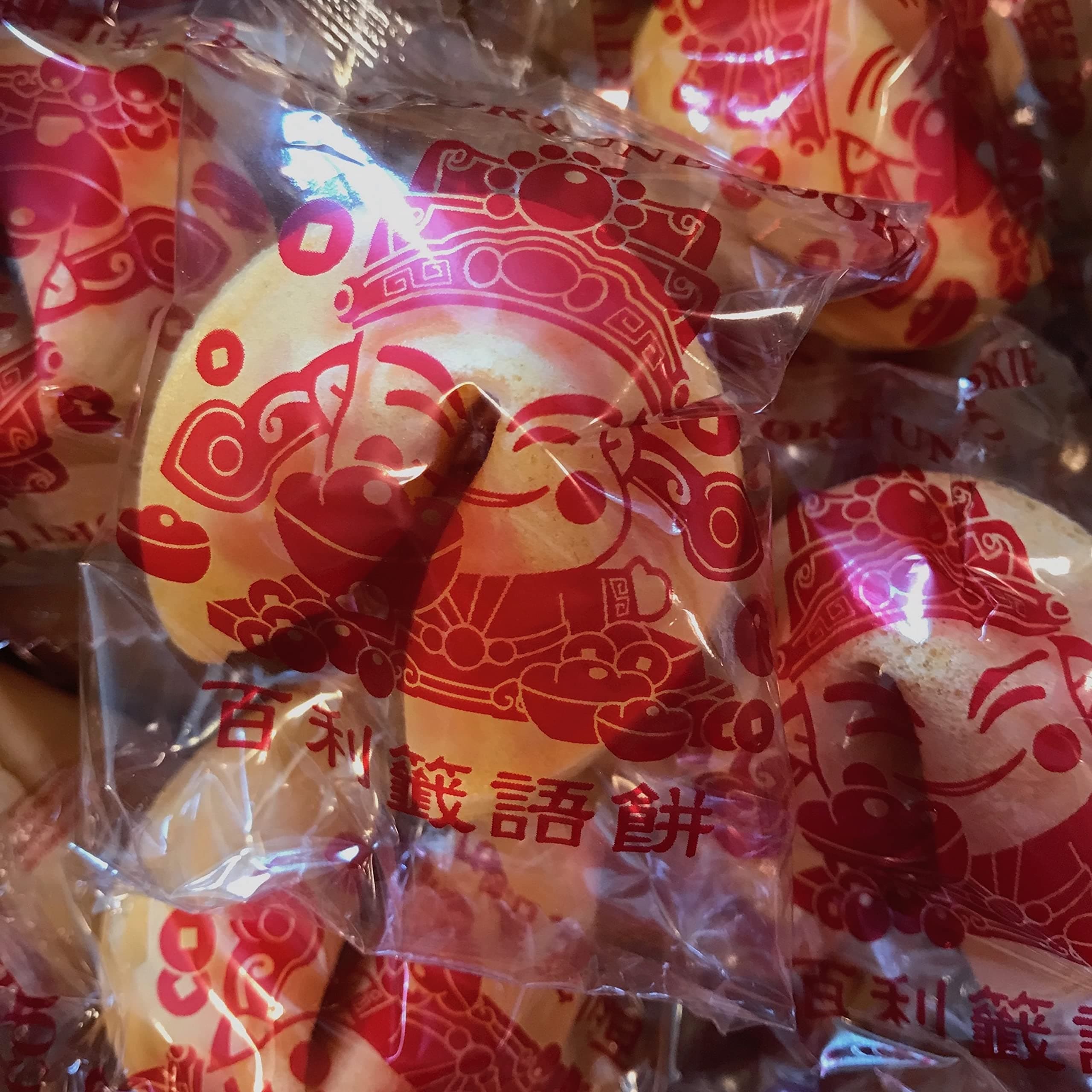 50 Fortune Cookies - Individually Wrapped with Fun, Traditional Fortunes [Pack of 50 Cookies] Bundle with Habanerofire Chopsticks [1 Set]