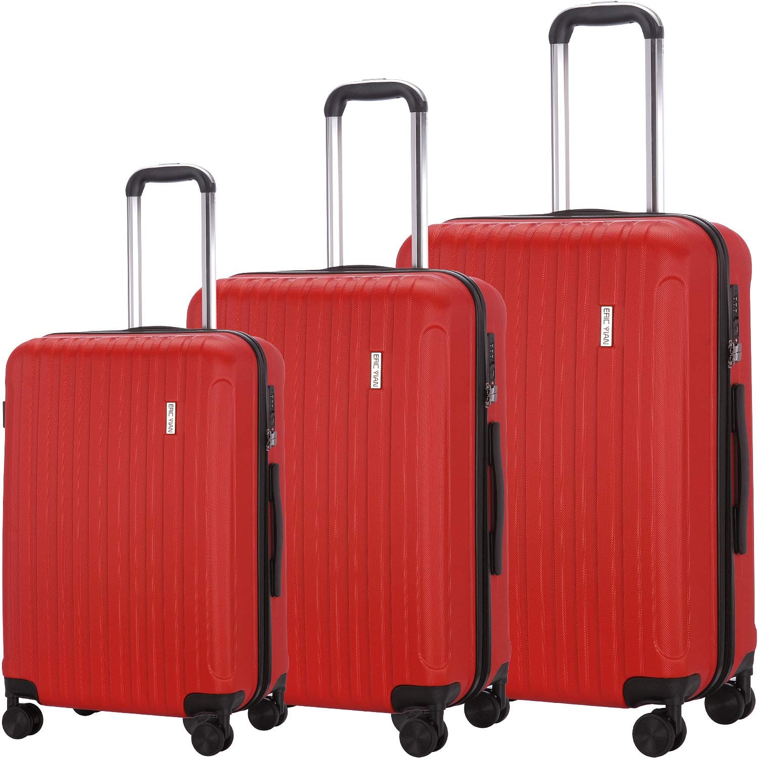 Luggage Set 3 Piece Suitcase ABS Trolley Spinner Hardshell Lightweight Suitcases TSA
