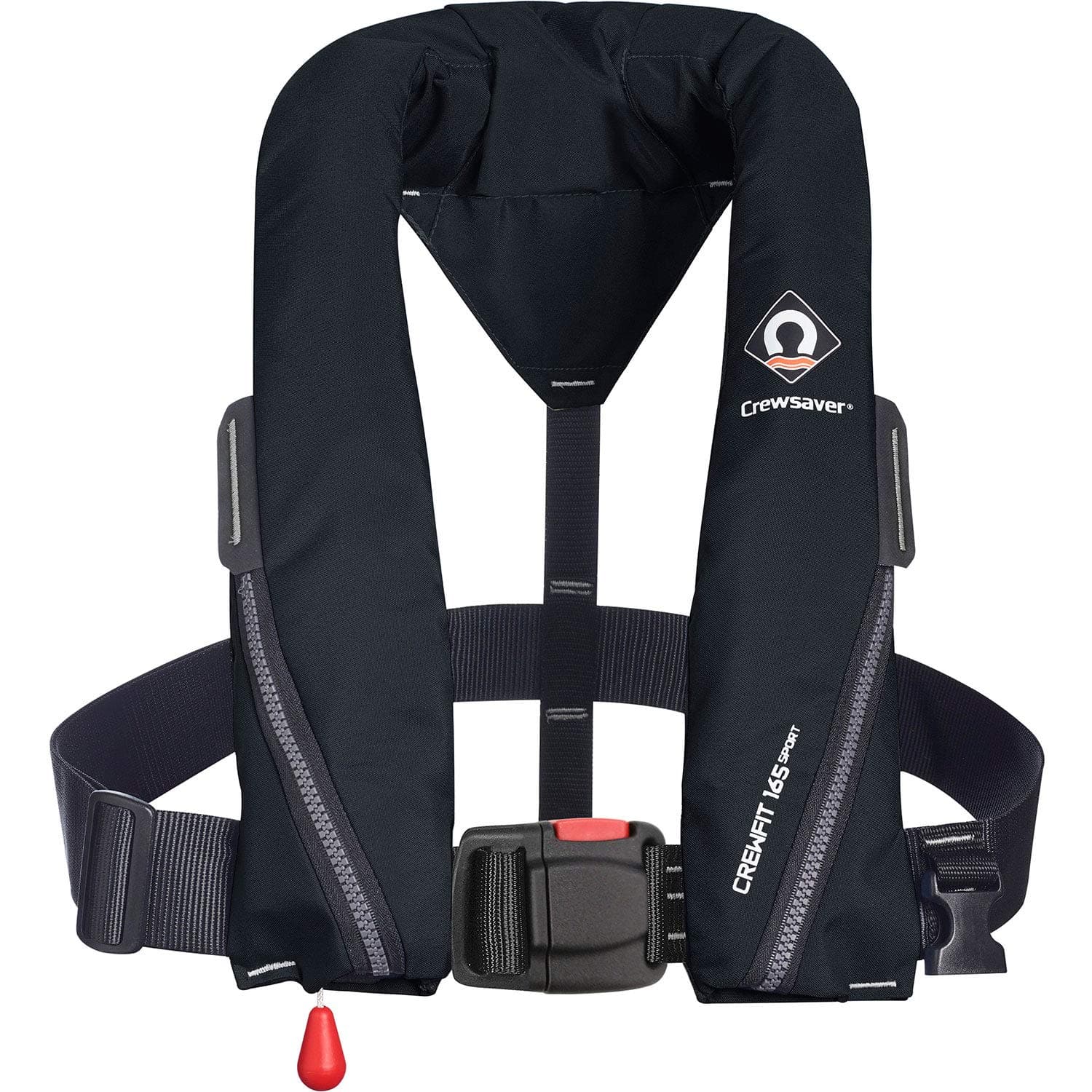 Crewfit 165N Sport Non-Harness Manual Life Jacket - Black