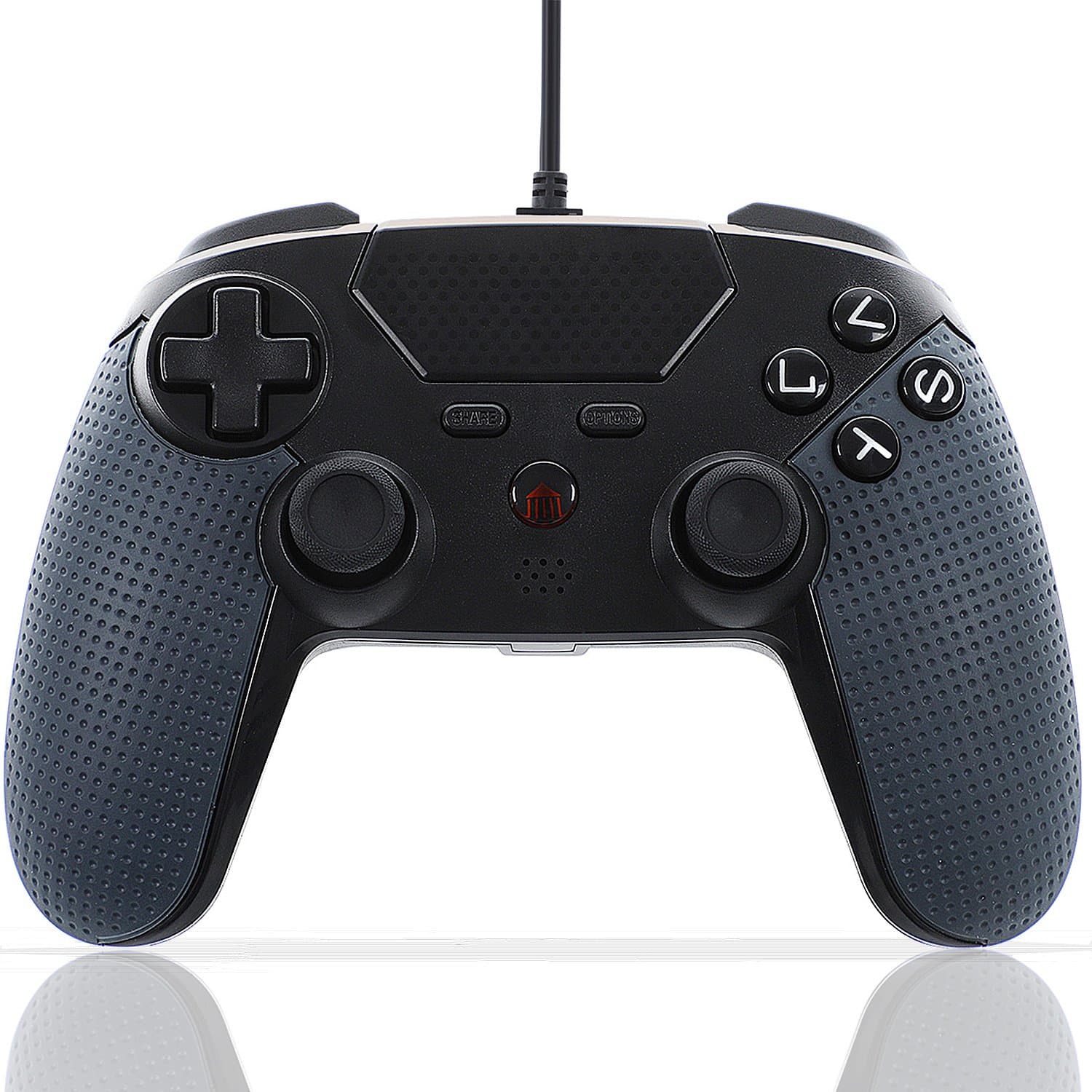 TEVIFUN Wired GAME Controller for PS4 Gamepad Joystick Vibration feedback Touchpad Compatible with PS4 PRO and Windows PC