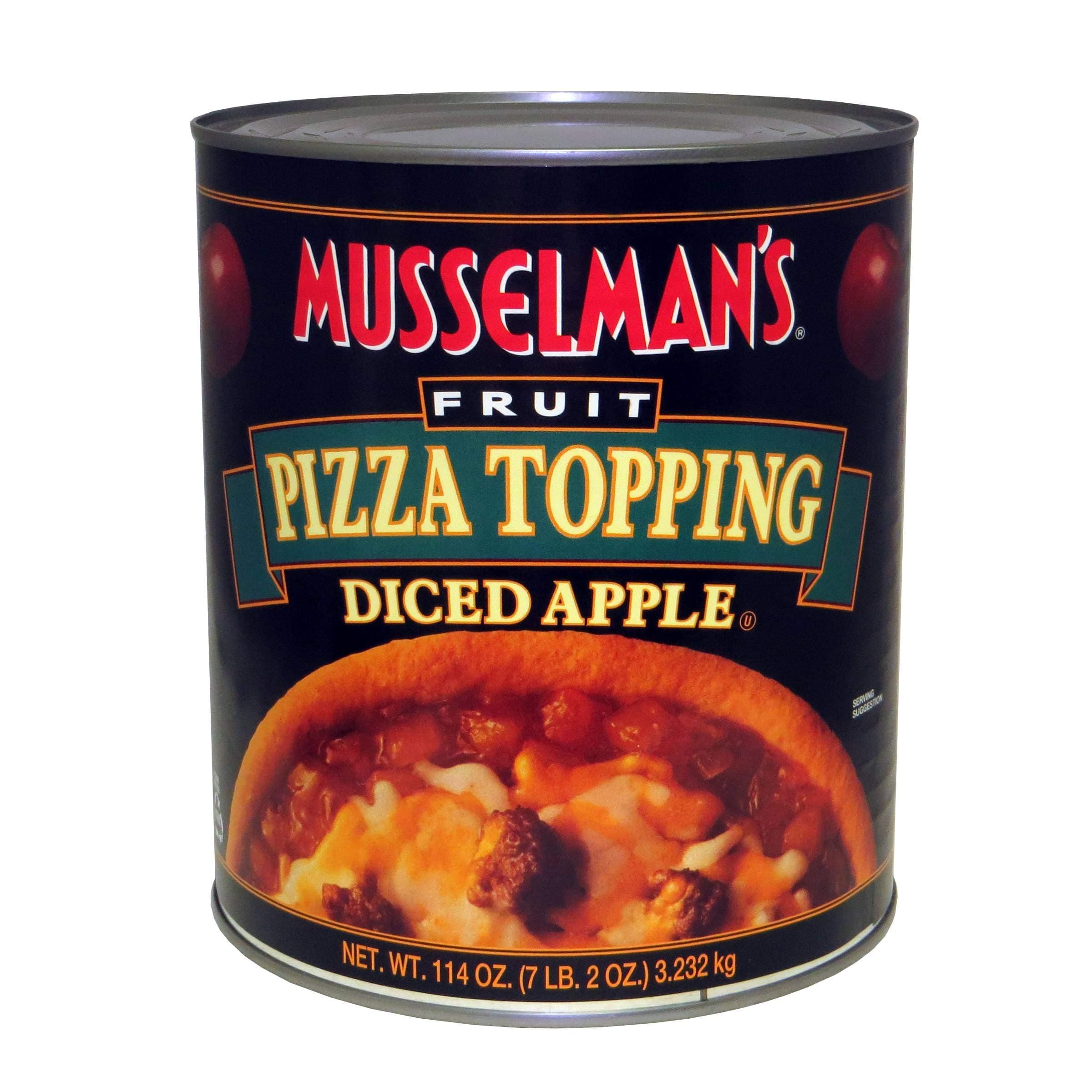 Knouse FoodsMusselmans Diced Apple Pizza Topping, 114 Ounce -- 6 per case.