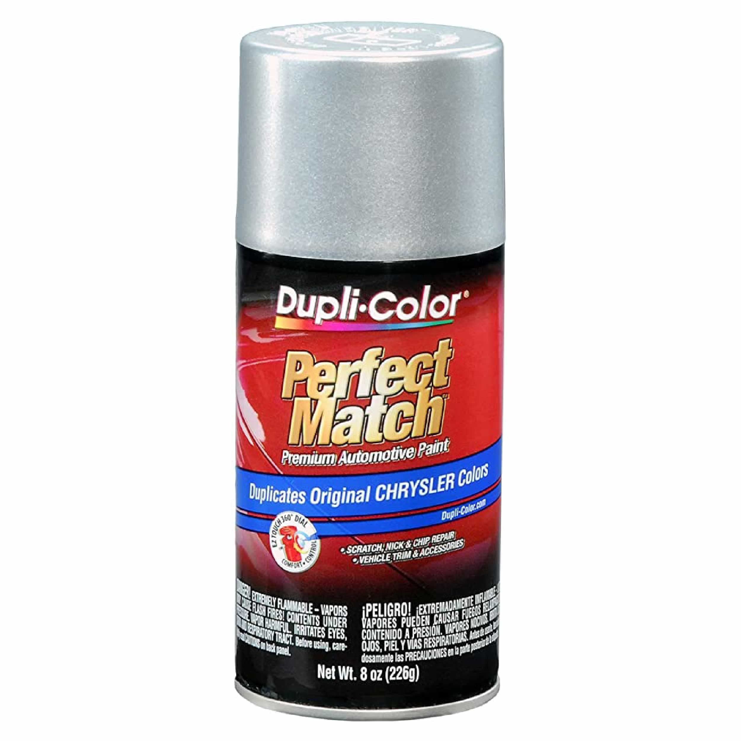 Dupli-Color EBCC0410 Perfect Match Automotive Spray Paint – Chrysler Bright Silver Metallic, PS2 – 8 oz. Aerosol Can