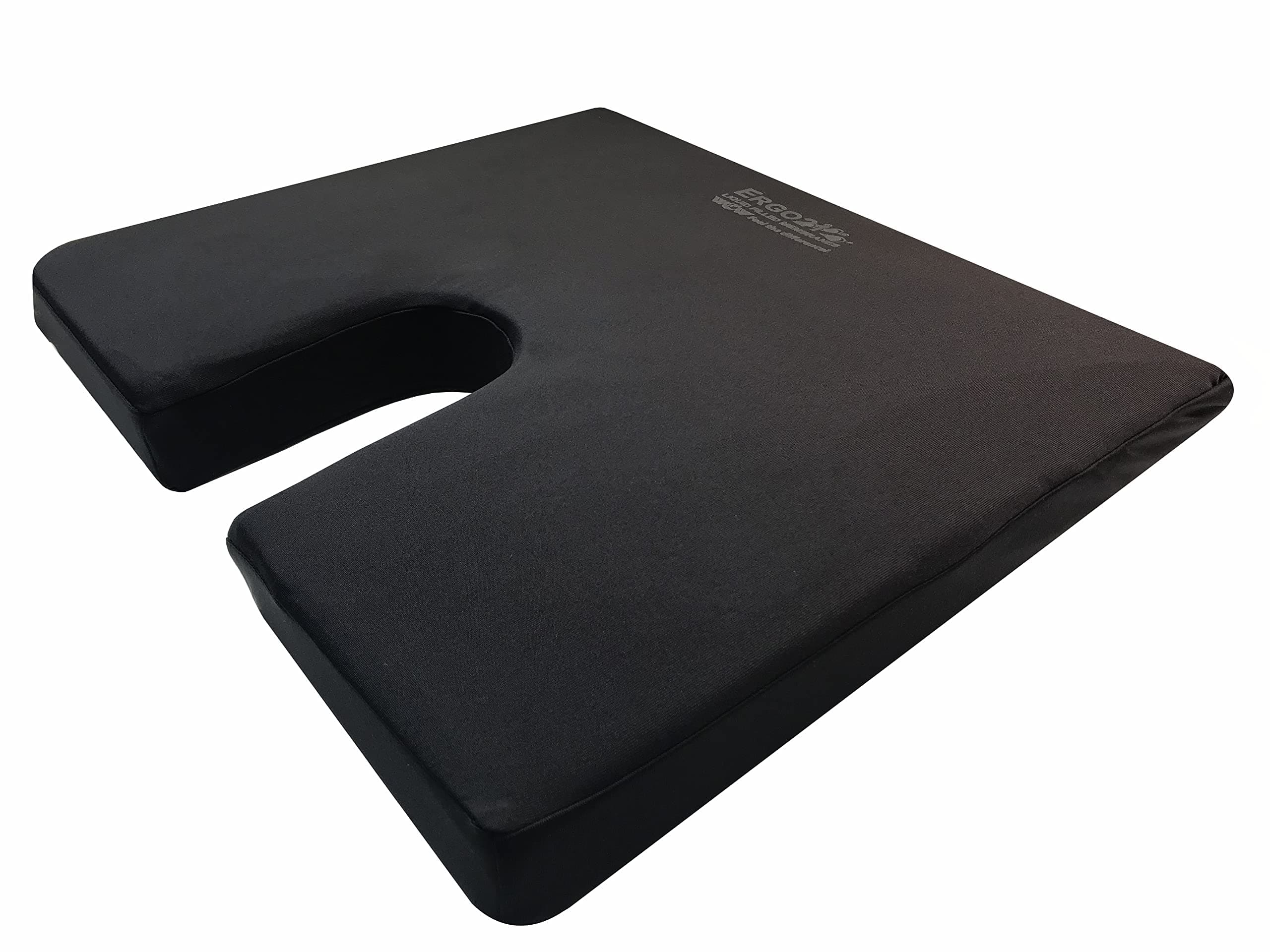 ERGO21(Regular - 43cm x 39cm x 5.1cm) - Liquicell Coccyx Cushion - Gel, Foam, and Air Liquid-Filled Membranes. Blood Flow Improved by 150%