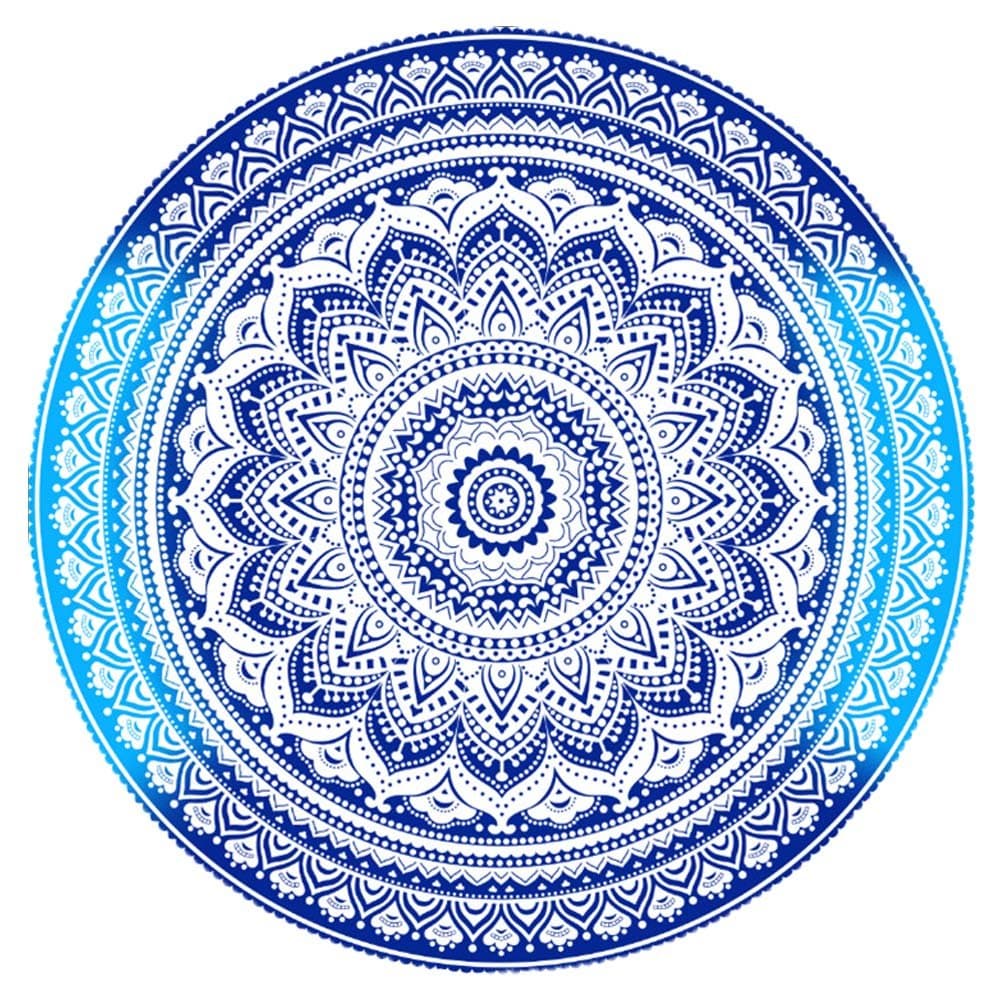 Table Mat Beach Cover Ultrathin Tablecloth Round Tapestry Picnic Yoga Mat Lady SHAWL Sofa Cushion Bohemia Quick-dry Blanket(IC-LH)