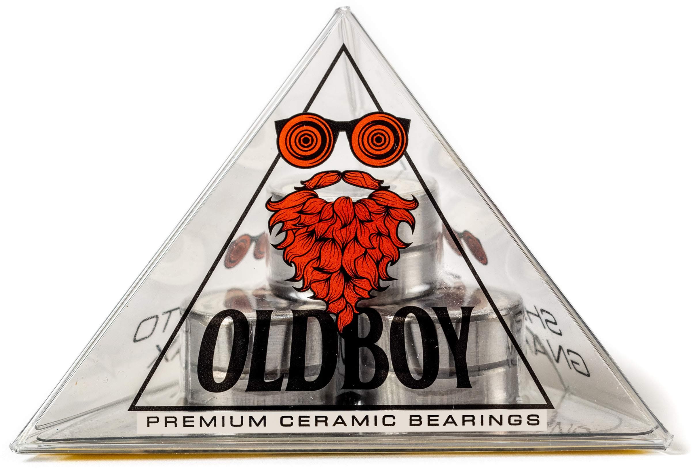 Oldboy Ceramic Skateboard Bearings, Set of 8 Bearings for Skateboards, Longboards, Inline Skates, Rollerblades, Super Lube Ball Bearings, Skateboard Accessories (608RS ZrO2 at 8 x 22 x 7 mm)