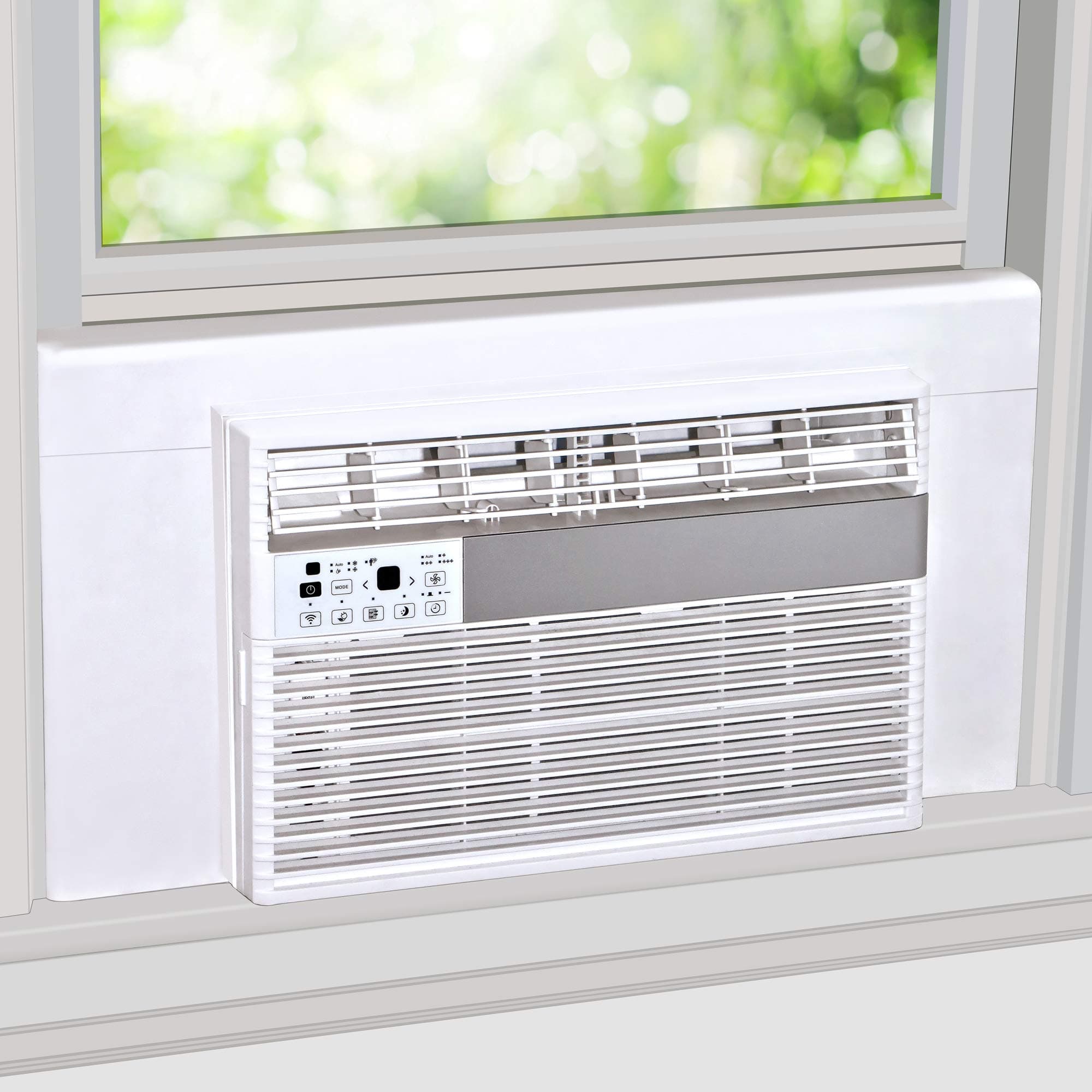 Surround Insulation Side Panels White for Window AC Unit Indoor Air Conditioner Cover for Winter and Summer