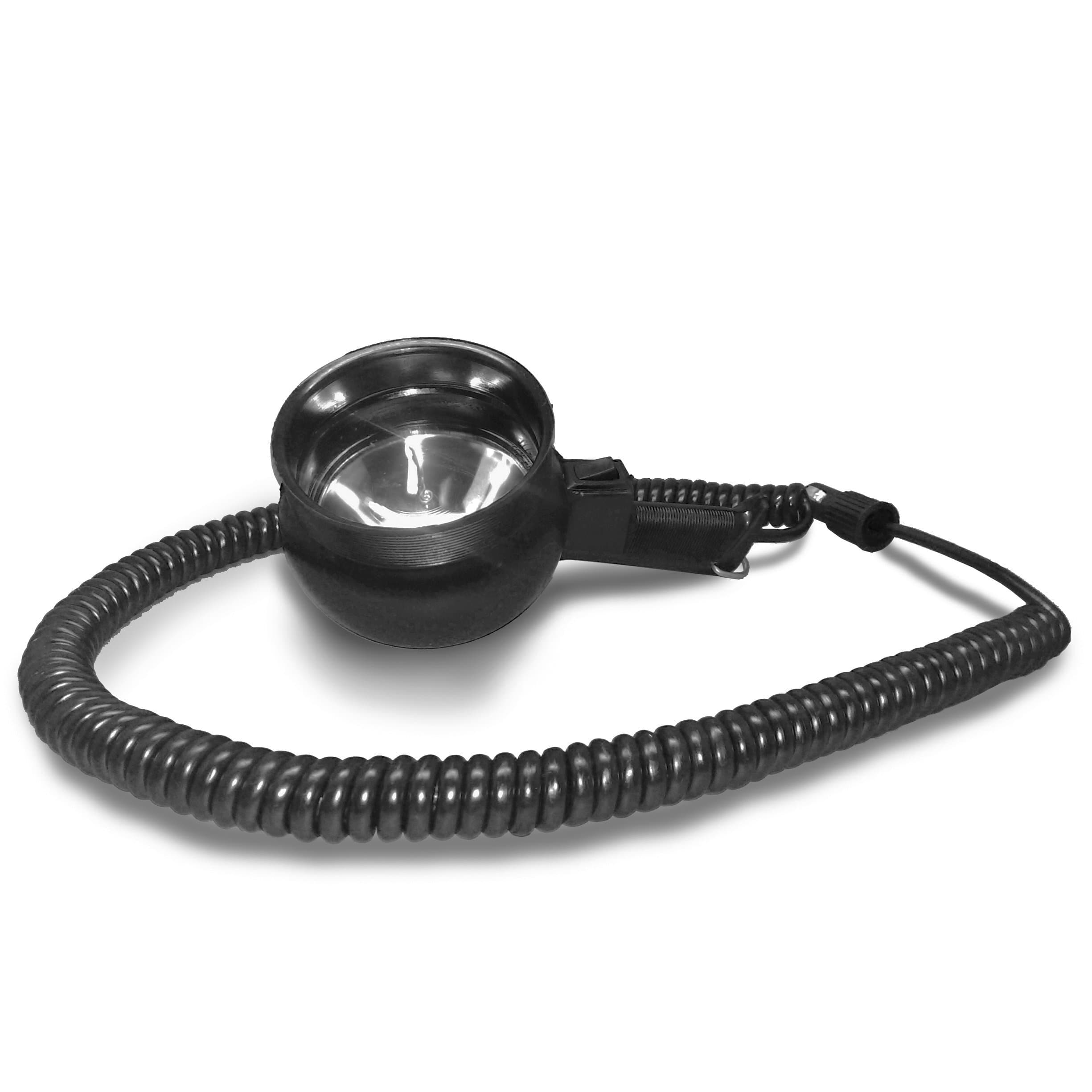 Nitehawk Patrol Light 12', 12-Volt Handheld Rubber Spotlight (Adam 12, LAPD, Police, Truck, RV, Boat, Camping, Hunting Light) Made in the USA!