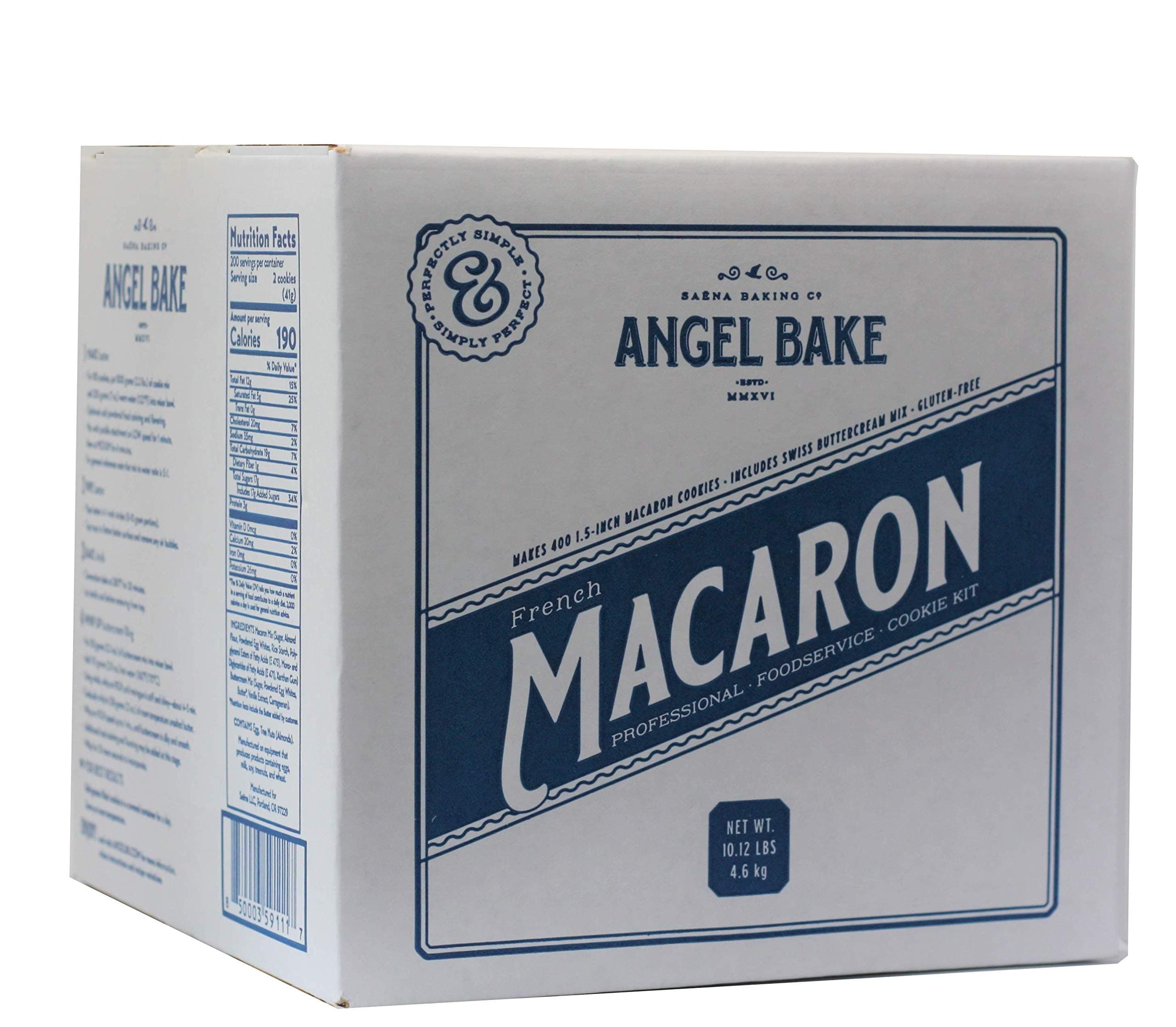 French Macaron Baking Mix with Swiss Buttercream Filling Mix. Single step. Gluten Free. (Bulk)