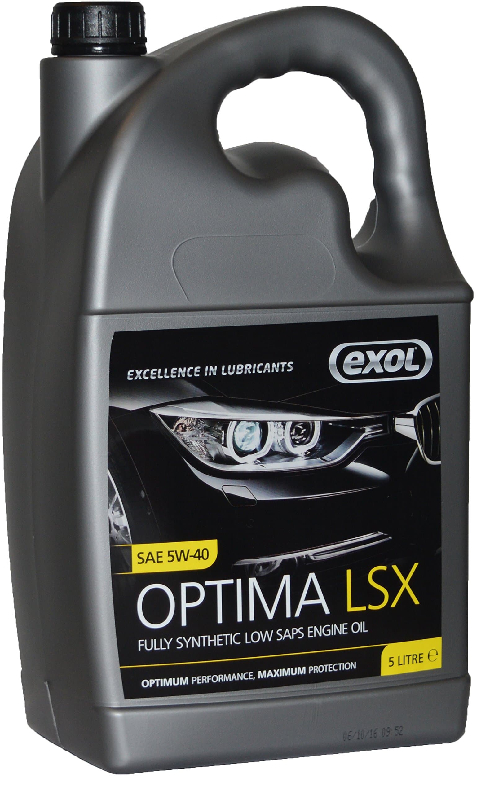 EXOL OPTIMA LSX 5W-40 LOW SAPS SYNTHETIC ENGINE OIL ACEA C3 5 LITRE M412