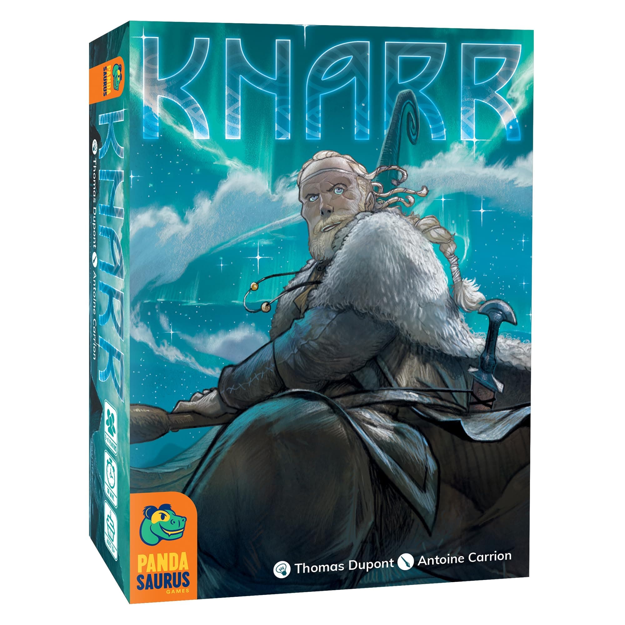 Knarr Board Game - Form The Viking Best Band! Thrilling Exploration and Strategy Game Fun Family Game for Kids and Adults Ages 10+ 2-4 Players 30 Minute Playing Time by Pandasaurus Games