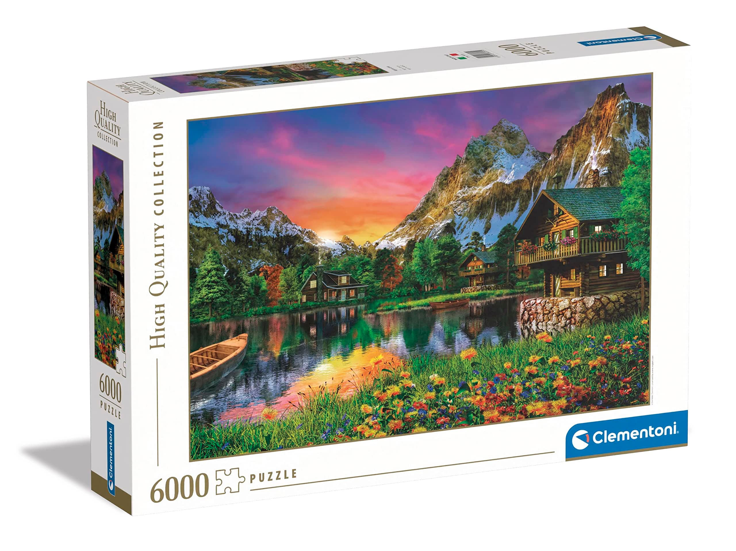 Clementoni - 36531 collection Alpine Lake - Jigsaw Puzzle 6000 Pieces, Jigsaw Puzzle For Adults - Made In Italy