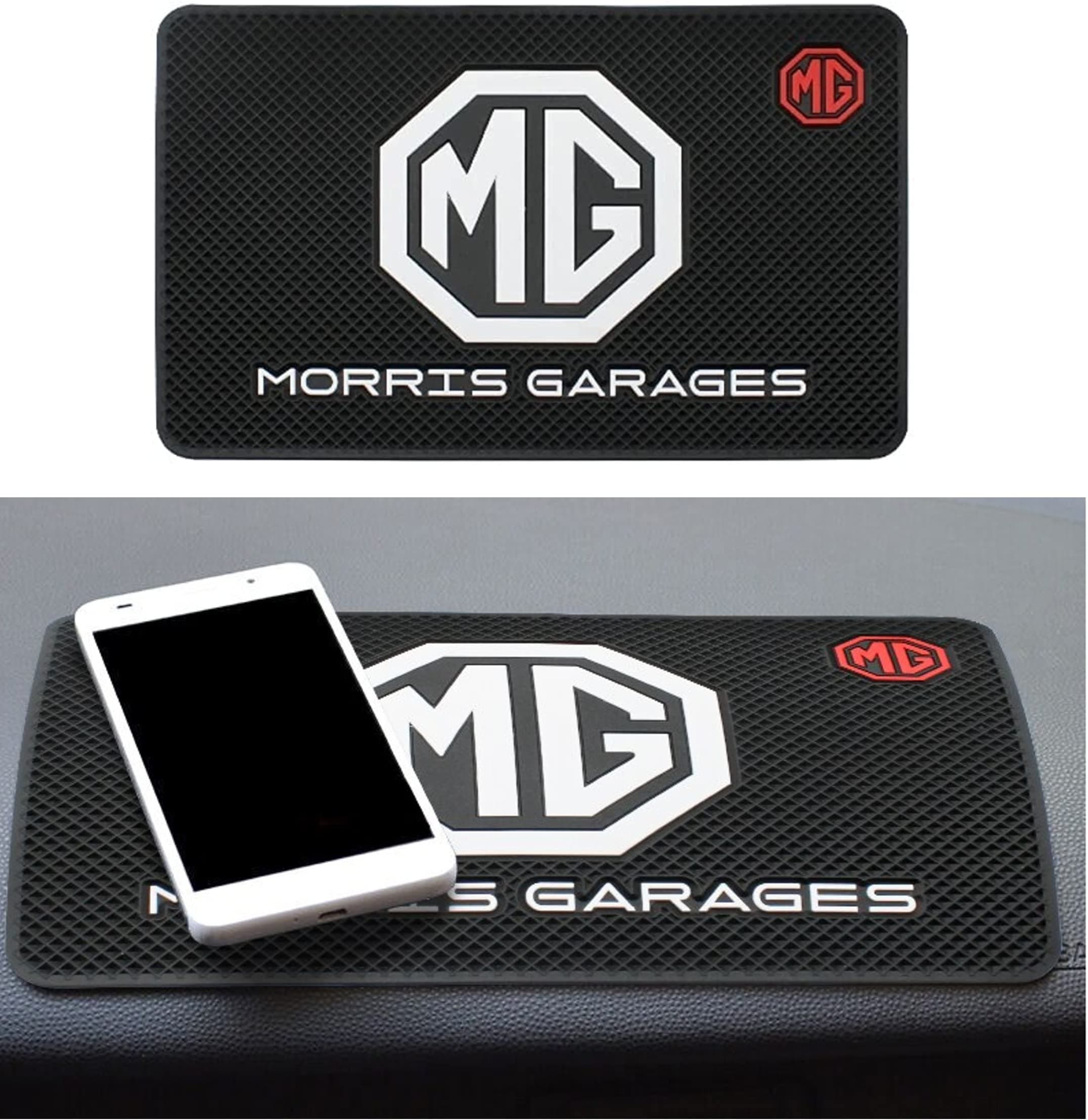 Hukimoyo MG Car Dashboard Mat Anti Slip Car Pad Mobile Phone Holder Non Slip Dashboard Mat Anti Skid Grip Mount for All Smartphone Car Dashboard Mat