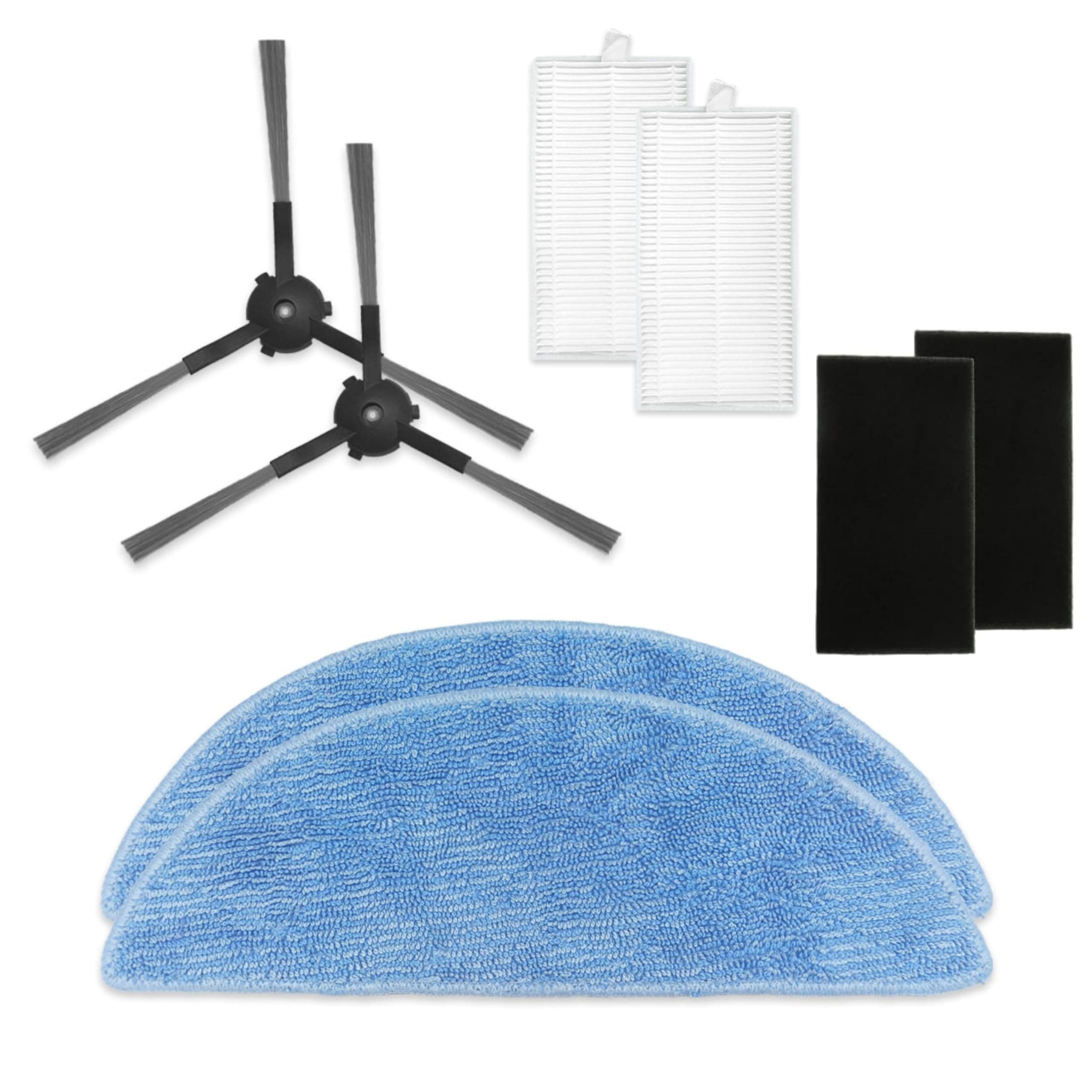 Reverbo Replacement Parts | Accessories Compatible with Ecovacs Deebot Y1 Pro Robotic Vacuum Cleaner (Kit Without Roller Brush)