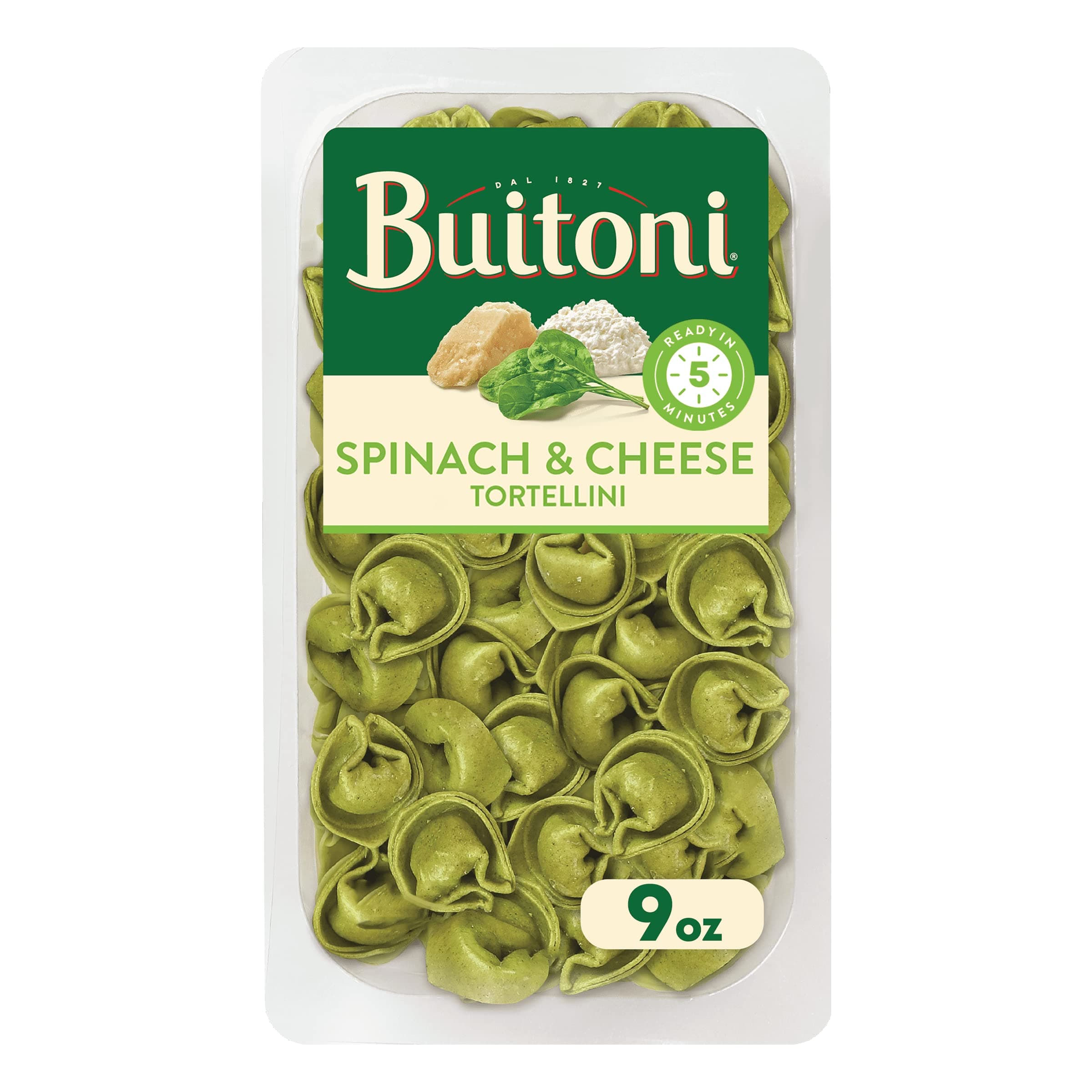 Buitoni Spinach & Cheese Tortellini Pasta, 9 Oz