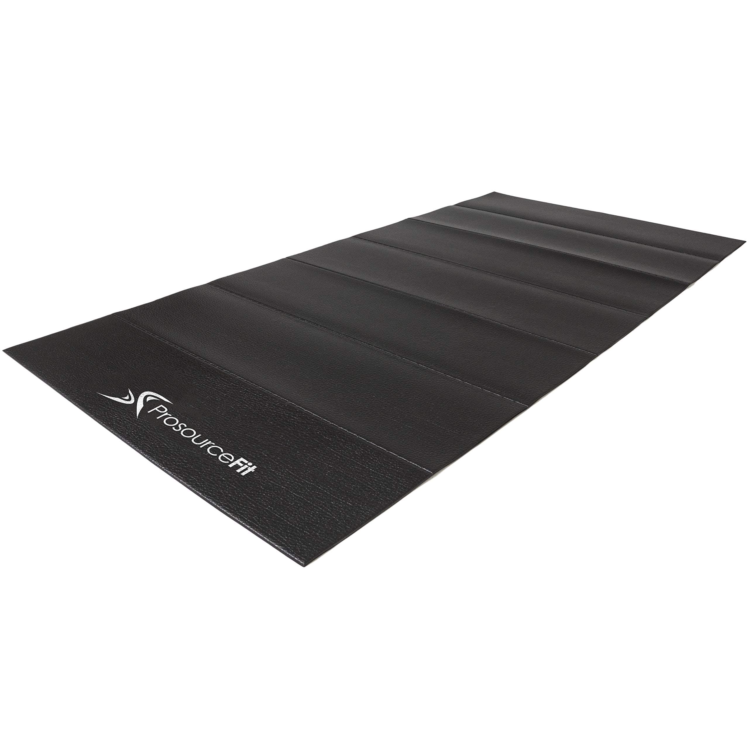 ProsourceFitTreadmill & Exercise Equipment Mats, Folding and Regular High Density PVC Floor Protector