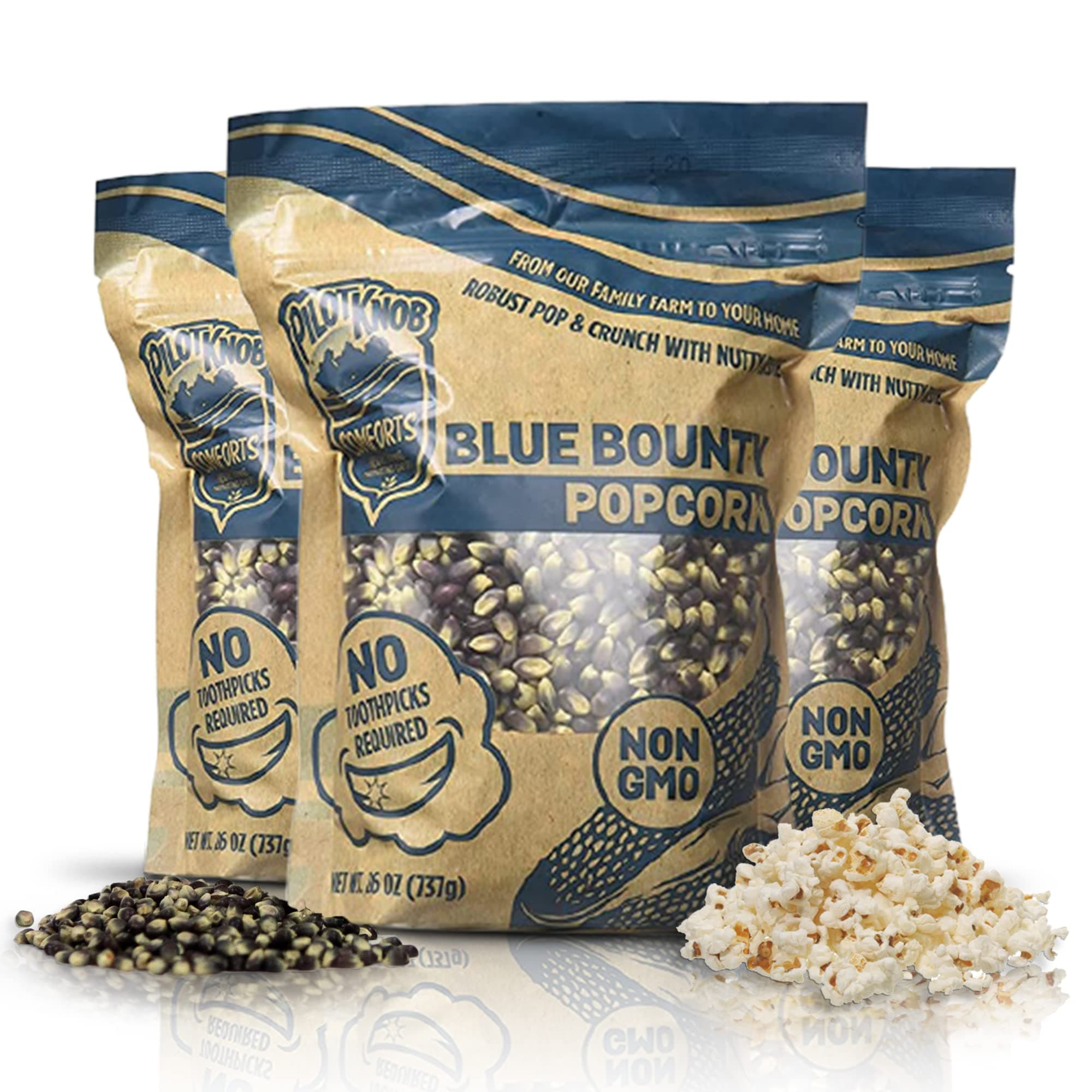 Blue Bounty Gourmet Kernels, 3 Pack