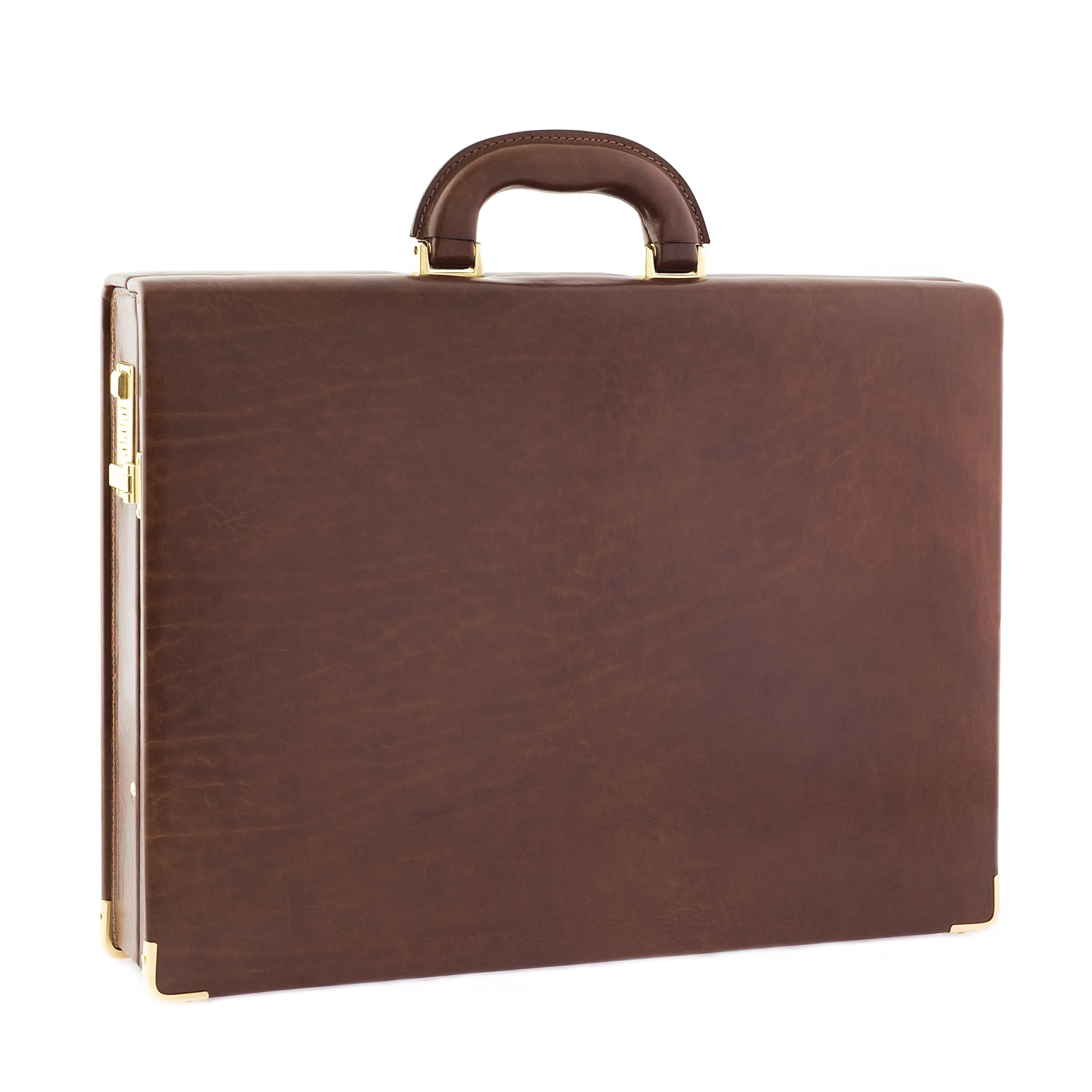 Chiarugi Firenze - Firmino Attache Briefcase in Brown, Made in Italy