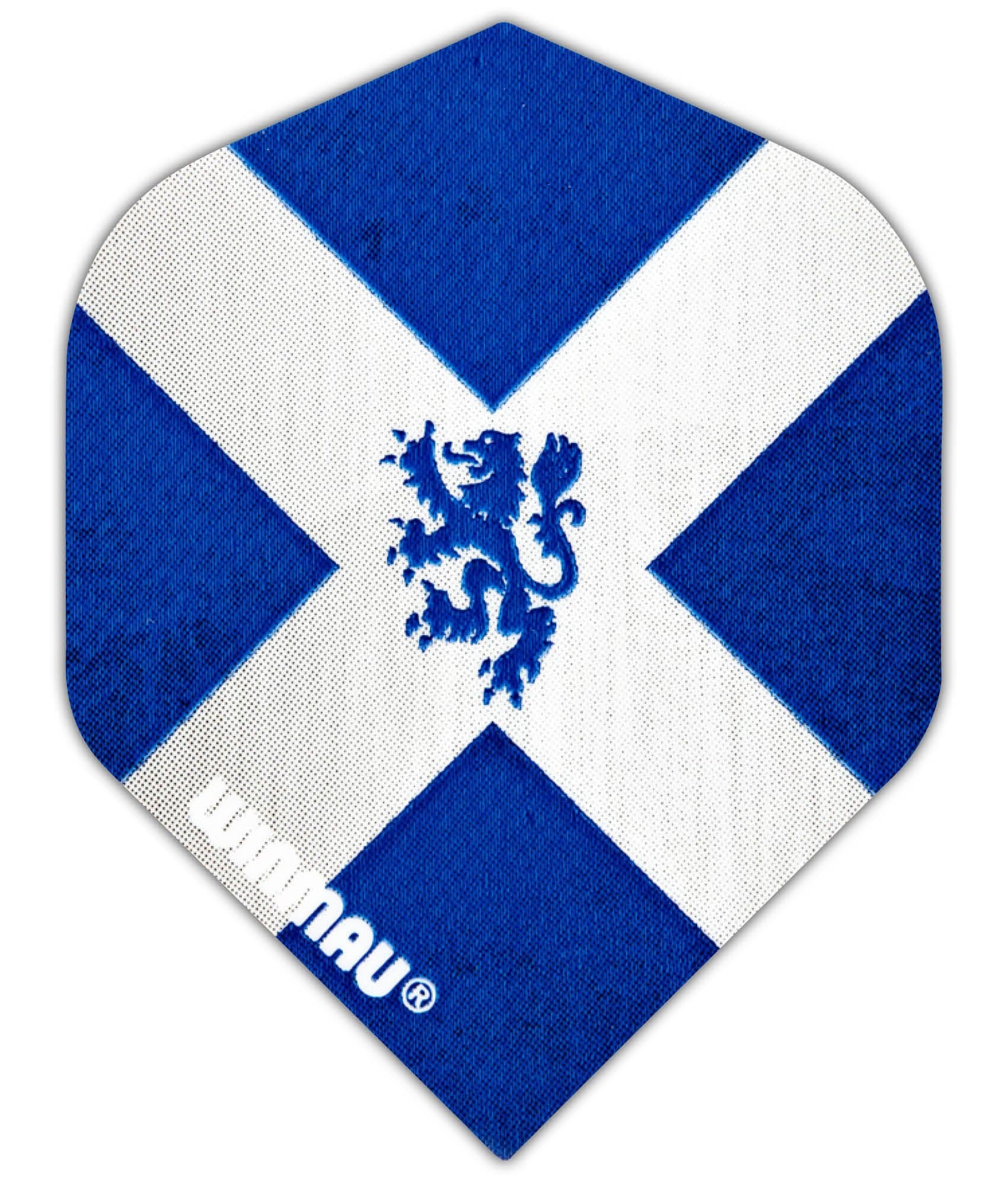 F2088 Scottish Flag Dart Flights - 4 Sets