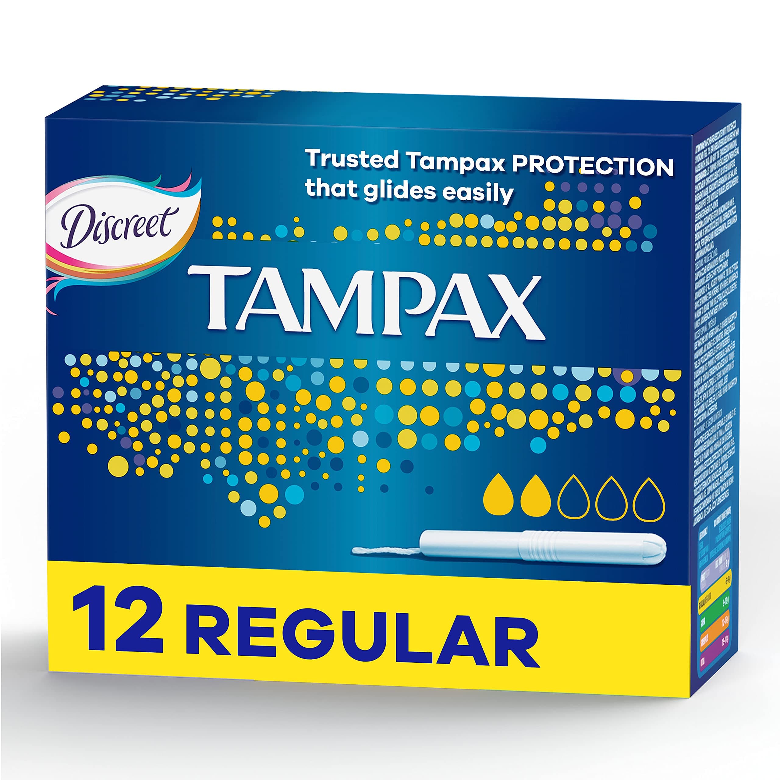 Regular Tampons With Applicator 12 Count