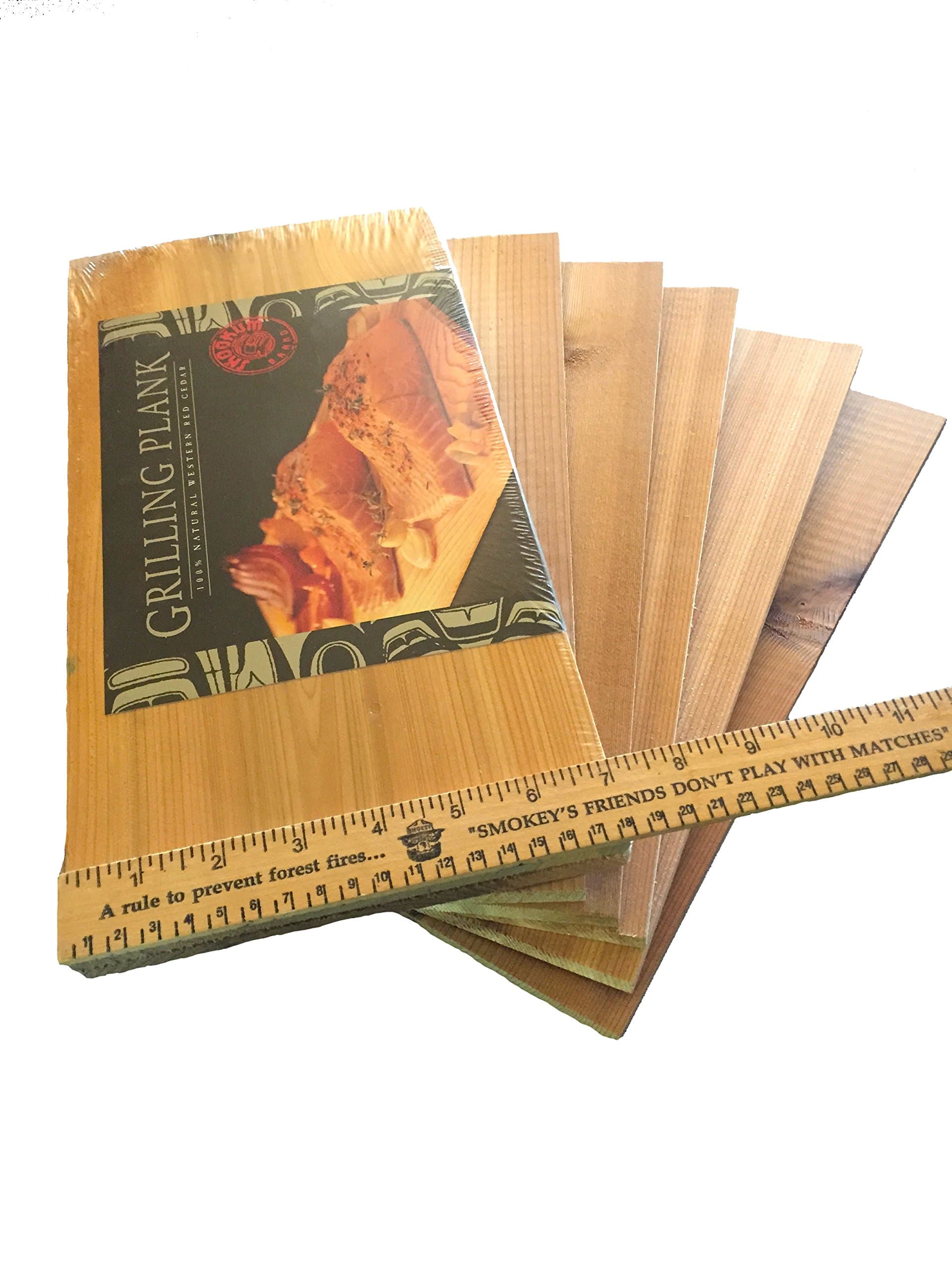 Gourmet Pacific Cedar Grill Planks - (6 Pack 14" x 7" x 3/8")