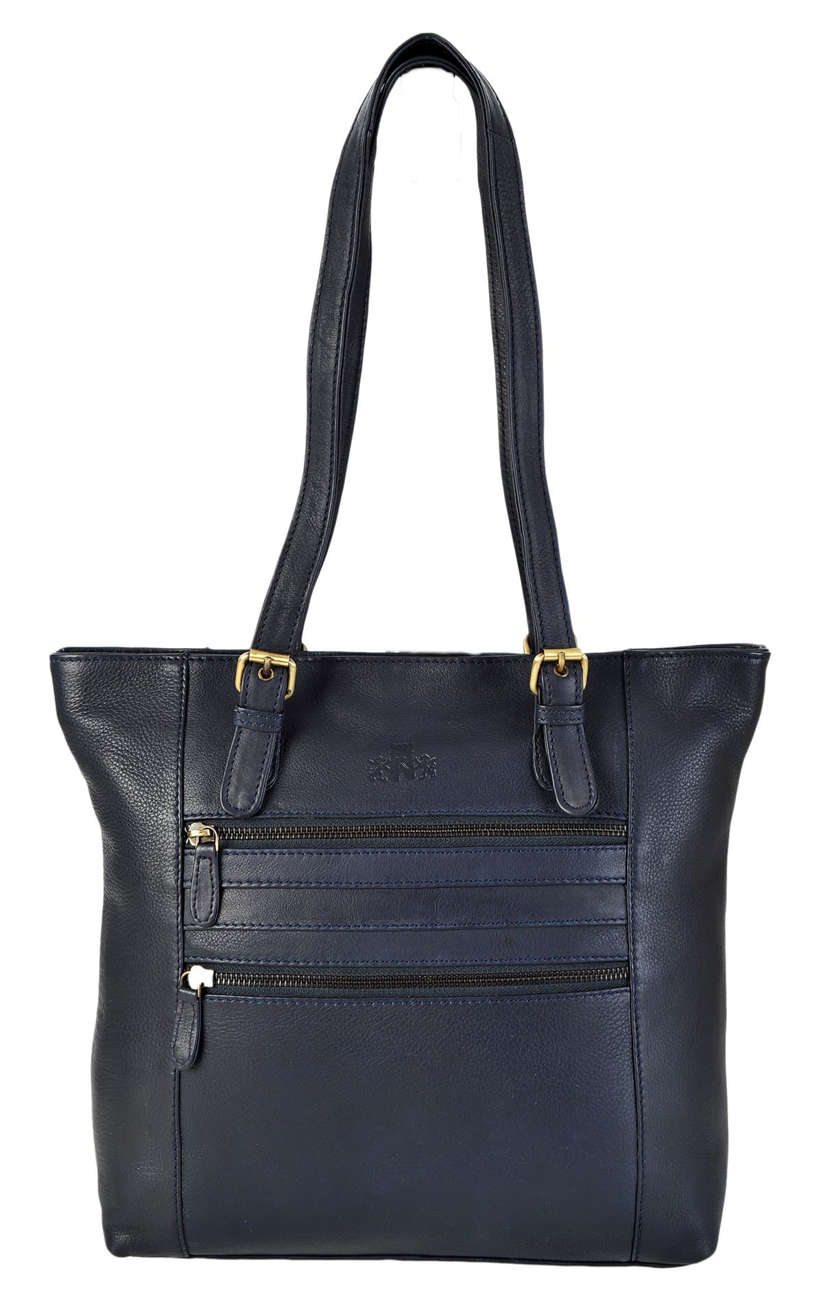 ROWALLAN NAVY OR BLACK Soft Leather Shoulder Shopper Tote Bag RRP 79.99 OURS 59.99 9540 (Navy)