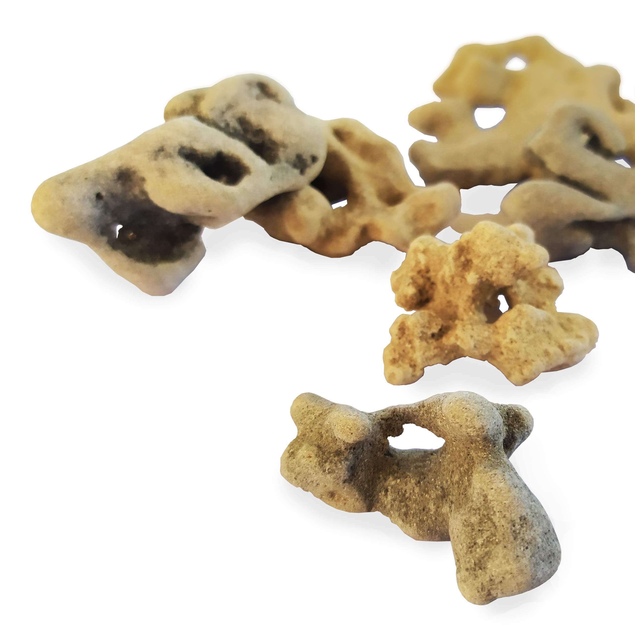 Natural Hag Stone from Mediterranean, Each Unique with Natural Hole, Healing Spiritual Pendant