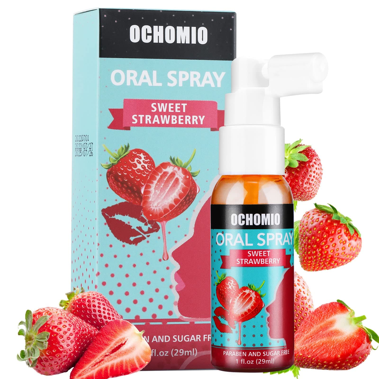 Deep Throat Spray Strawberry Flavored for deep Throating Women Men, Relaxes Gag Reflex-1 oz