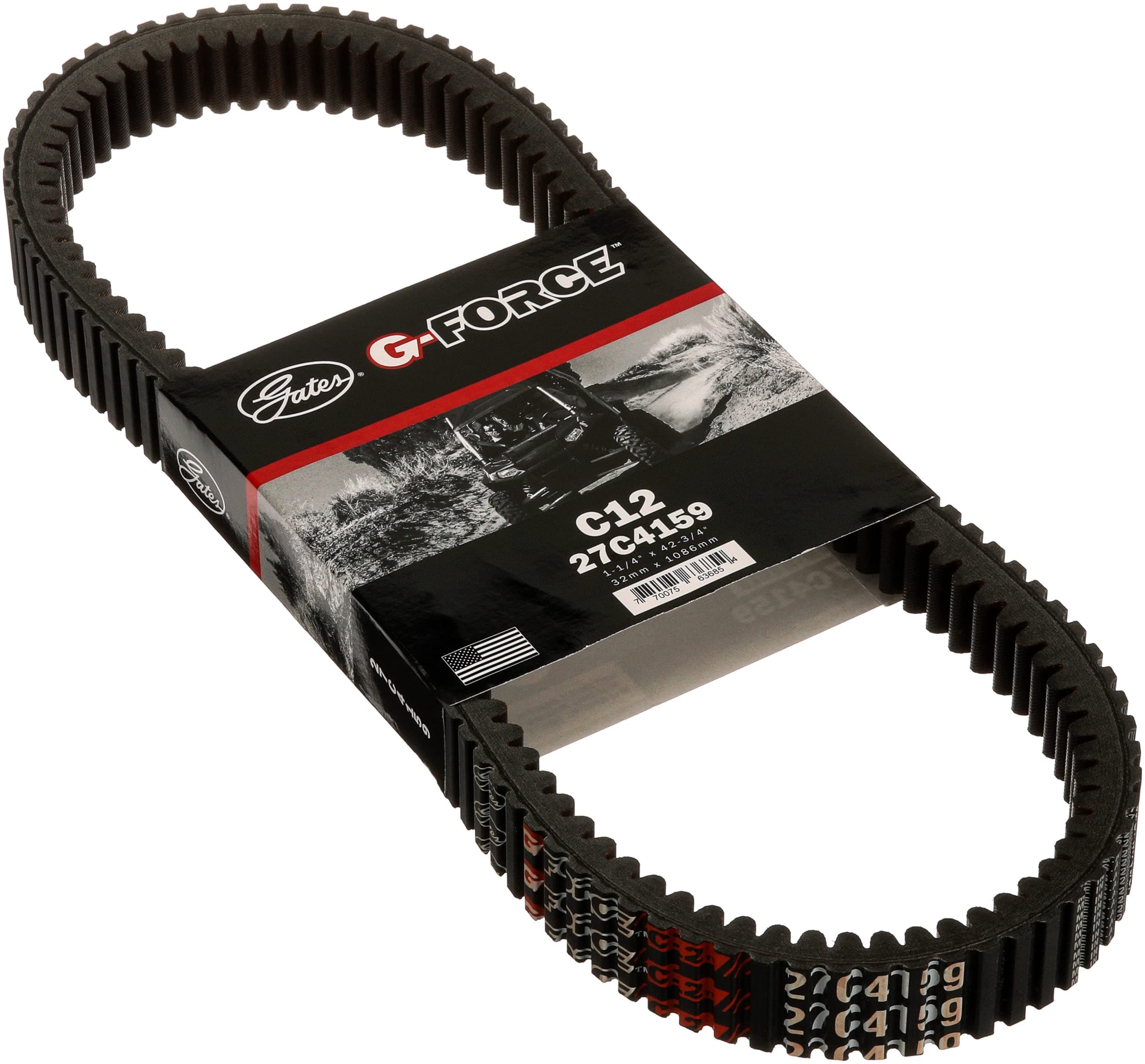 Gates Polaris RZR XP 1000 Belt 2015-2017 CVT Carbon Drive Belt 27C4159