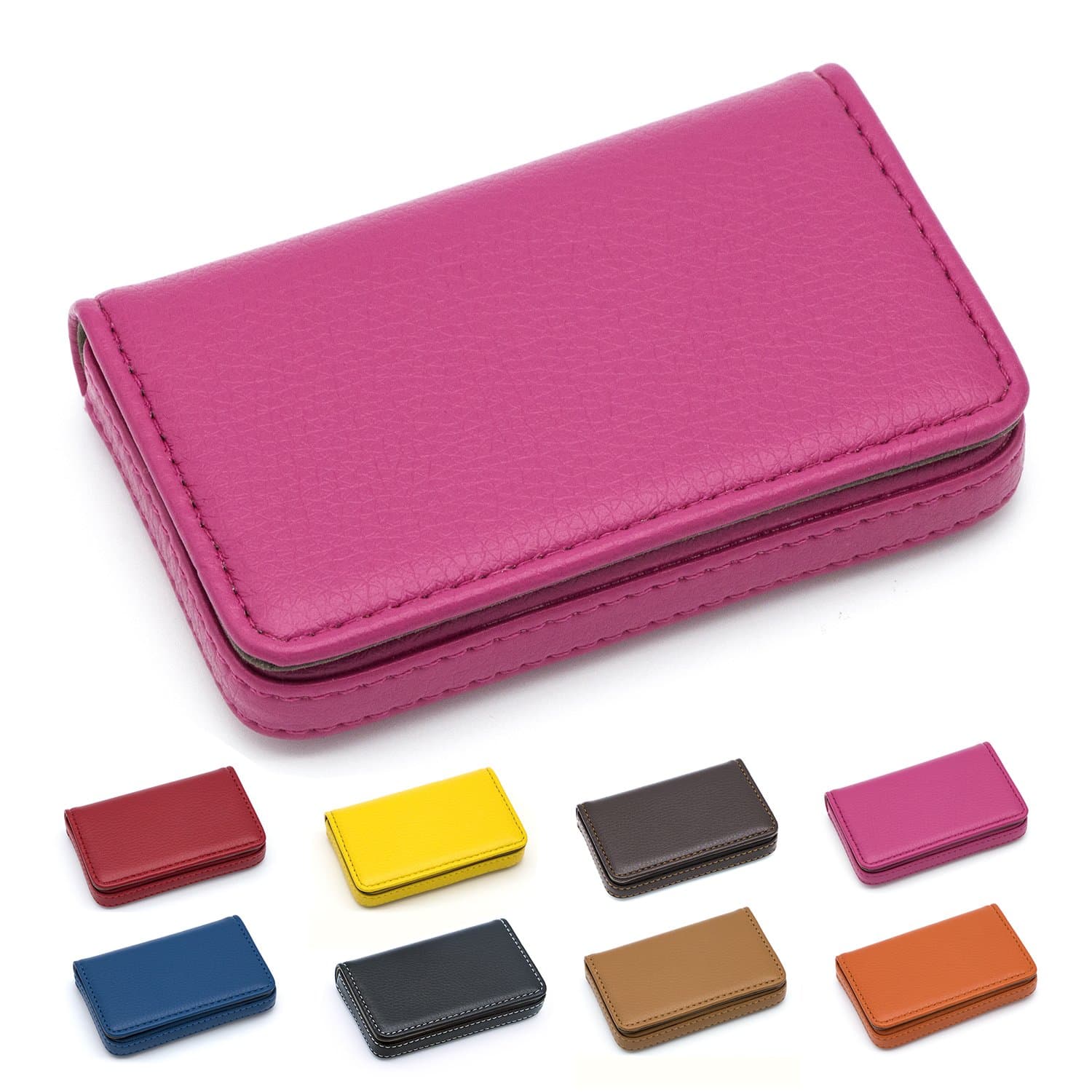 Padike Business Name Card Holder Luxury PU Leather,Business Name Card Holder Wallet Credit card ID Case/Holder For Men & Women - Keep Your Business Cards Clean