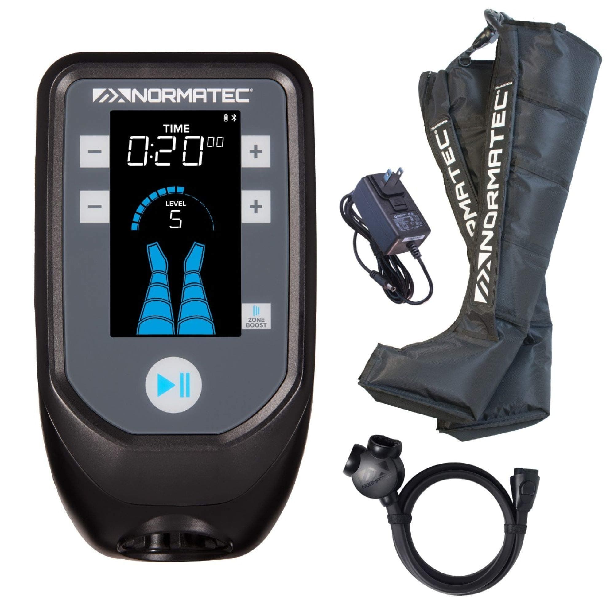 NormaTec 7102573 Pulse 2.0 Standard Recovery Dynamic Compression Sleeve System for Muscle Therapy