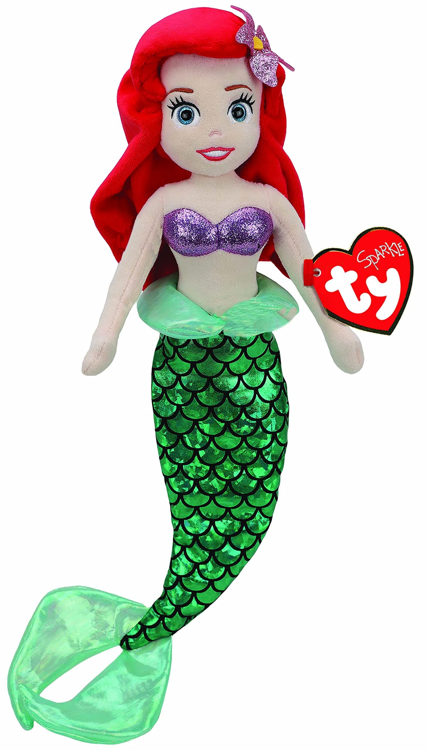 Disney Princess Ariel, Soft Plush Toy 15IN, Collectible Stuffed Character Doll, Soft Princess Toys & Gifts
