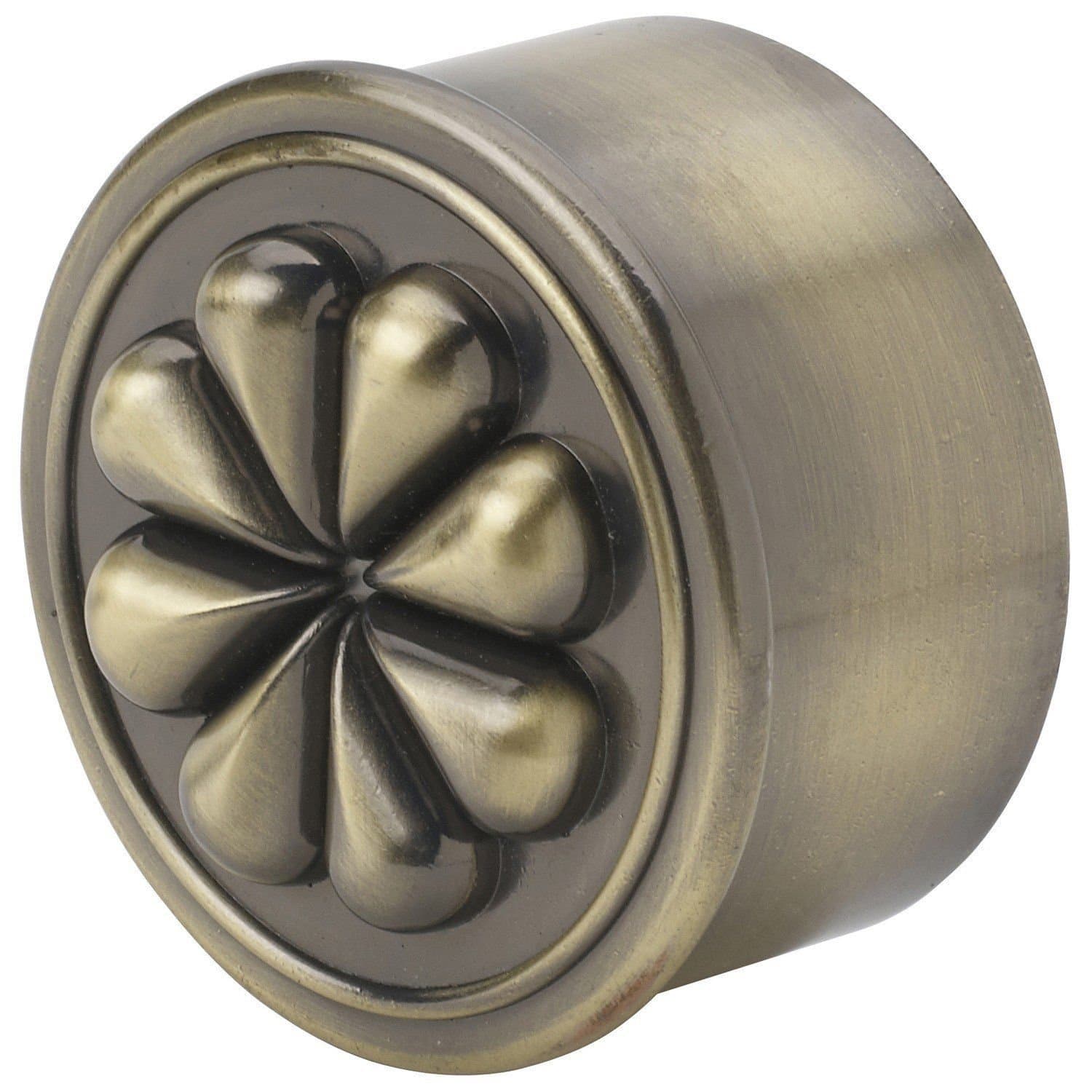 Richard BurbidgeAntique Brass Petal Handrail End Cap (Pair)