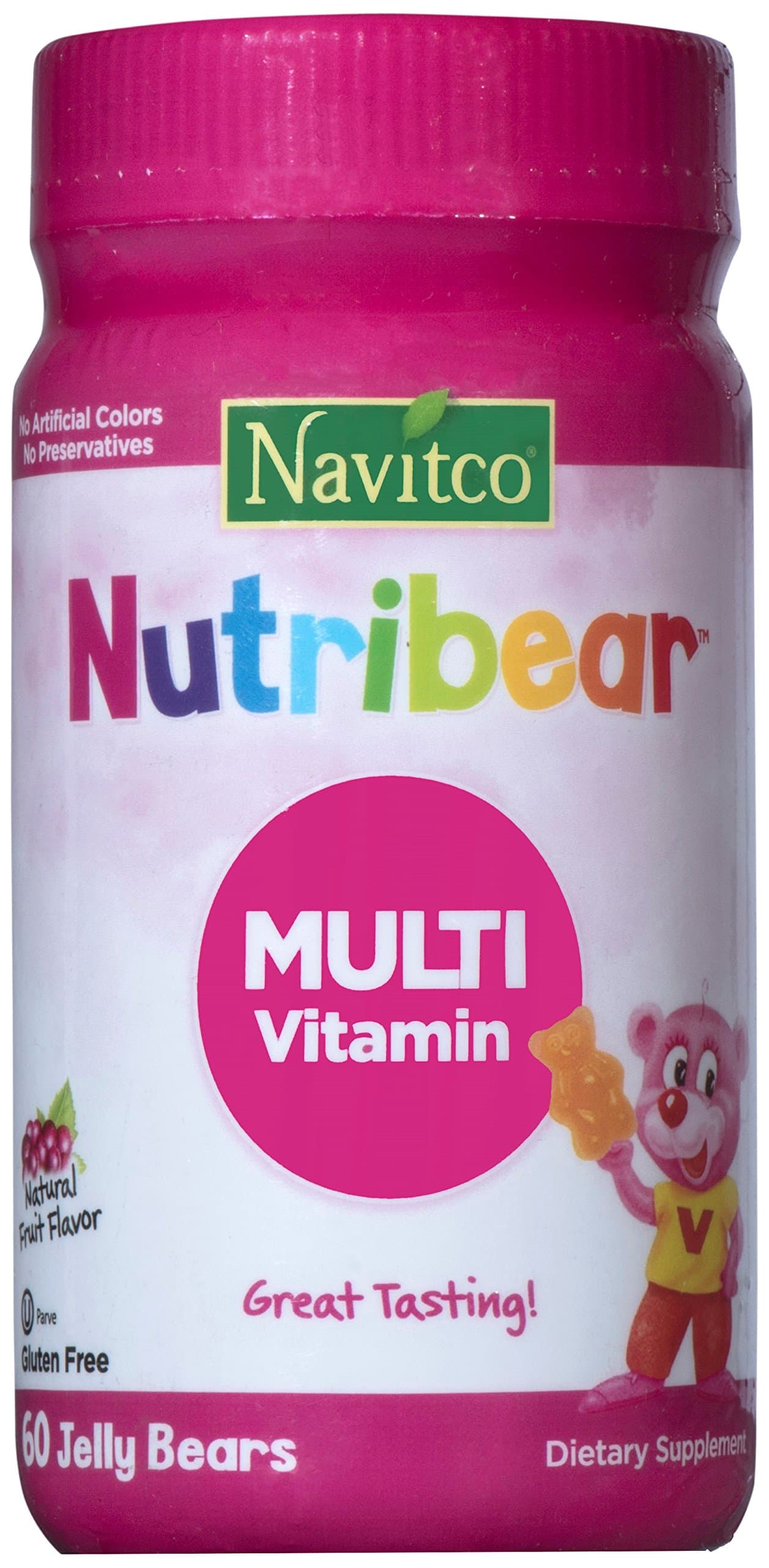 Kosher NutriBear Multi Vitamin Great Tasting Jellies - 60 Bears
