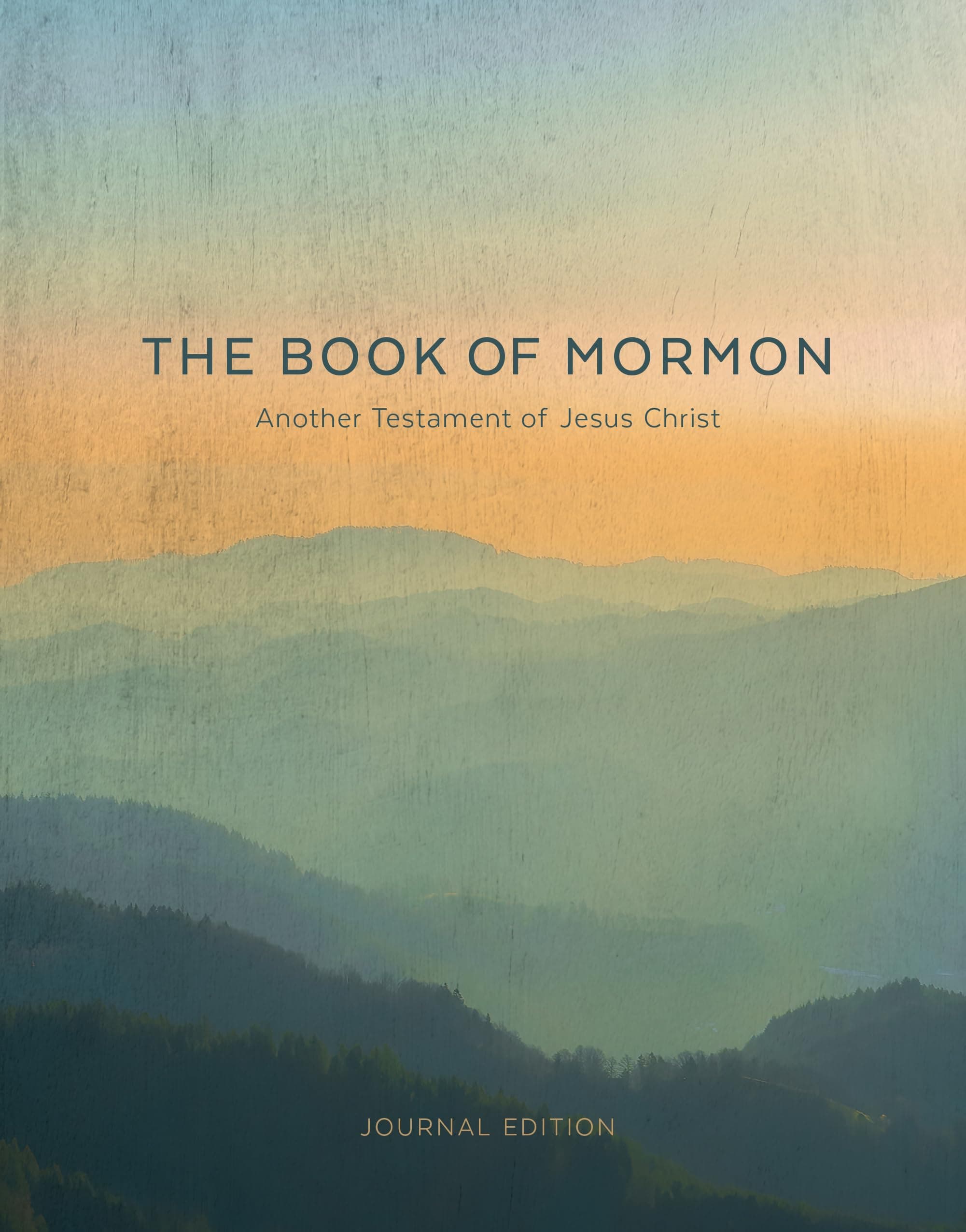 Book of Mormon Journal Edition, Mountains, Lined