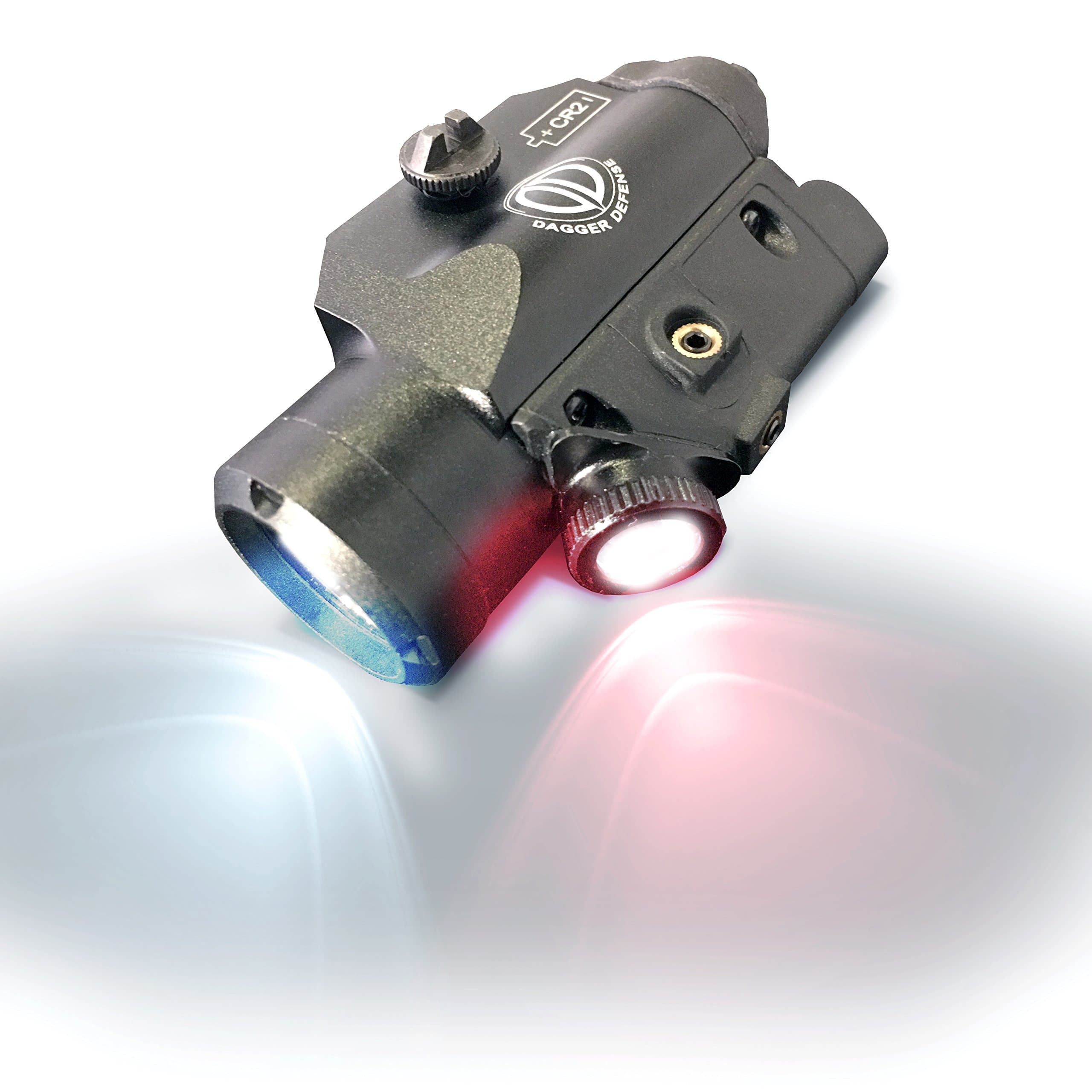 Dagger Defense DD45RL Tactical Picatinny Rail Mounted White and red Flashlight