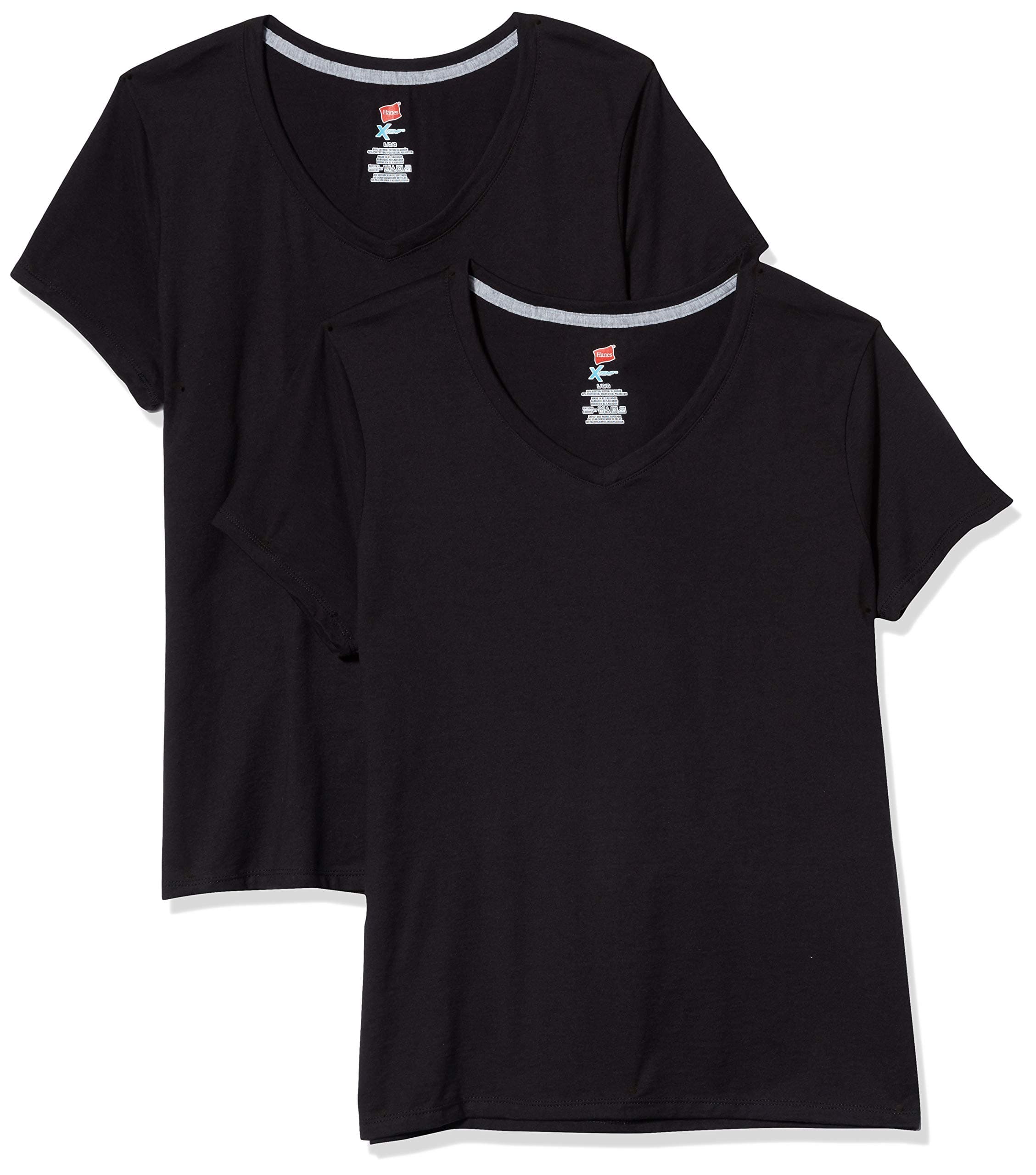 Hanes Womens X-Temp V-Neck T-Shirt - 2 PackT-Shirt