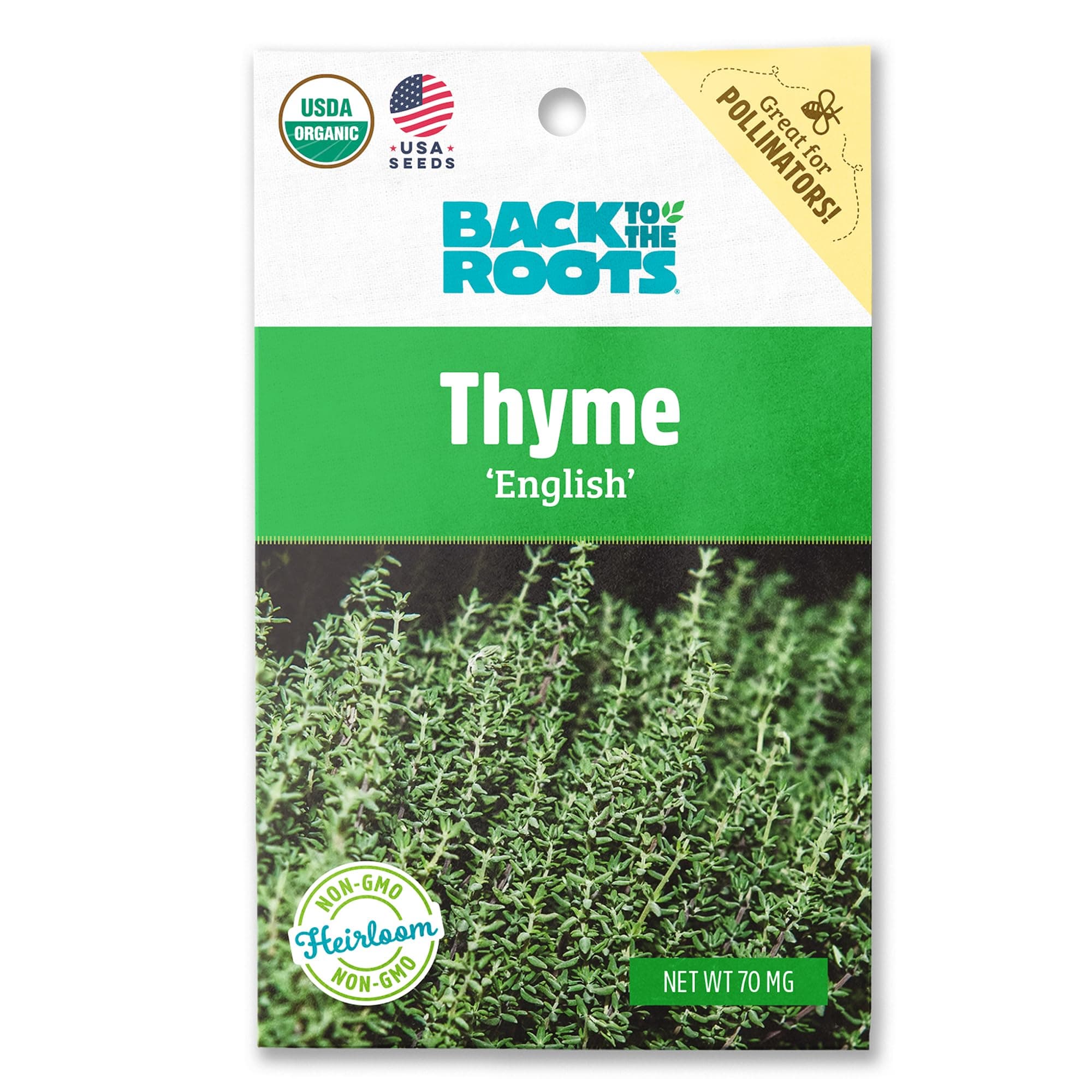 100% Organic Seed Packet - Thyme 'English' 70mg