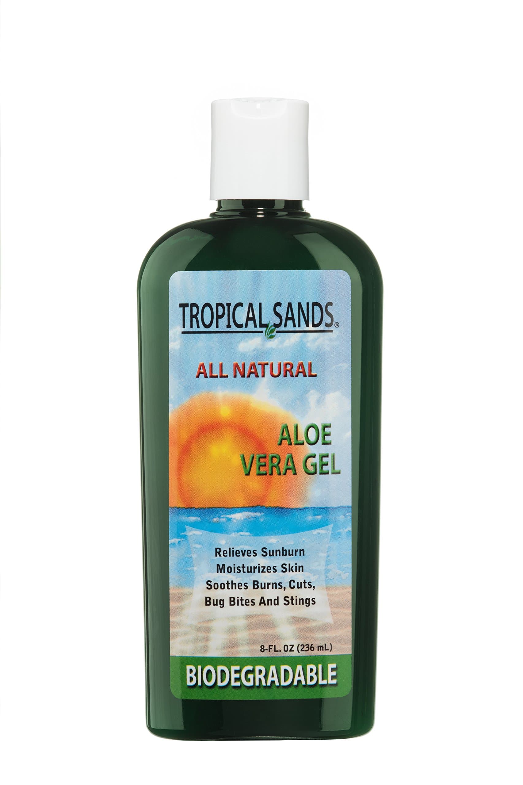 All Natural Biodegradable Aloe Vera Gel by Mexitan - 8 fl Oz - 100% Pure Aloe Vera Gel!